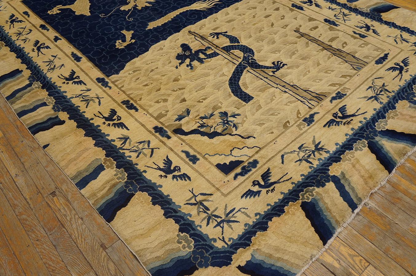 Early 20th Century Antique Chinese Rug 6' 2