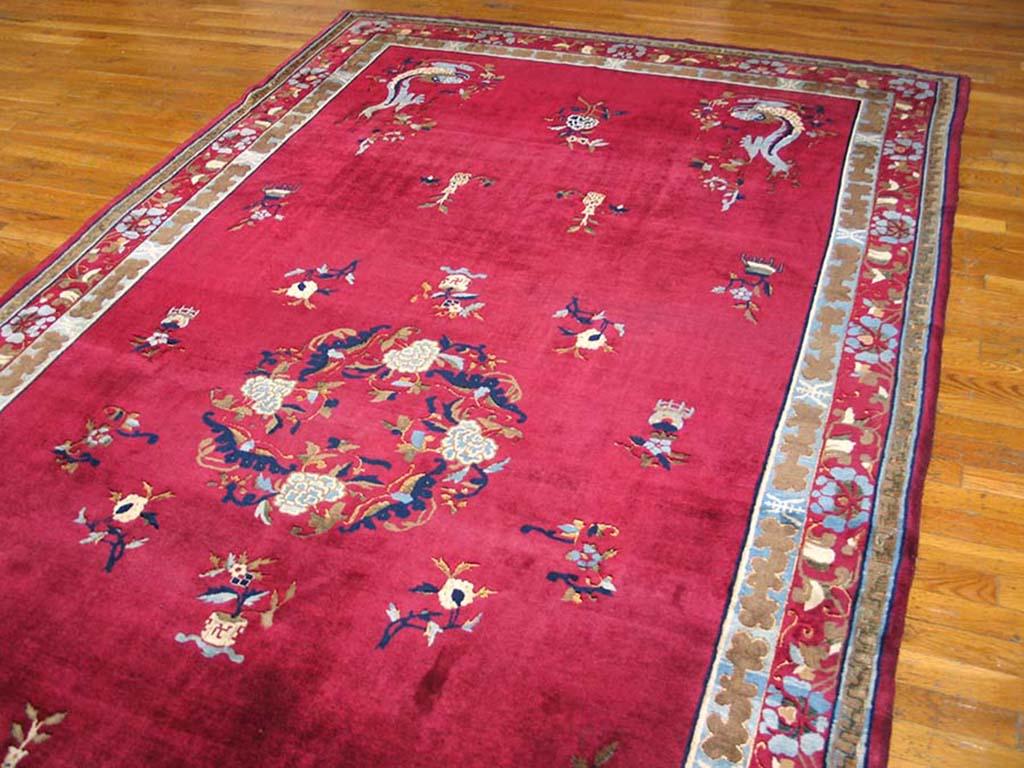 Antique Chinese Rug 6' 4