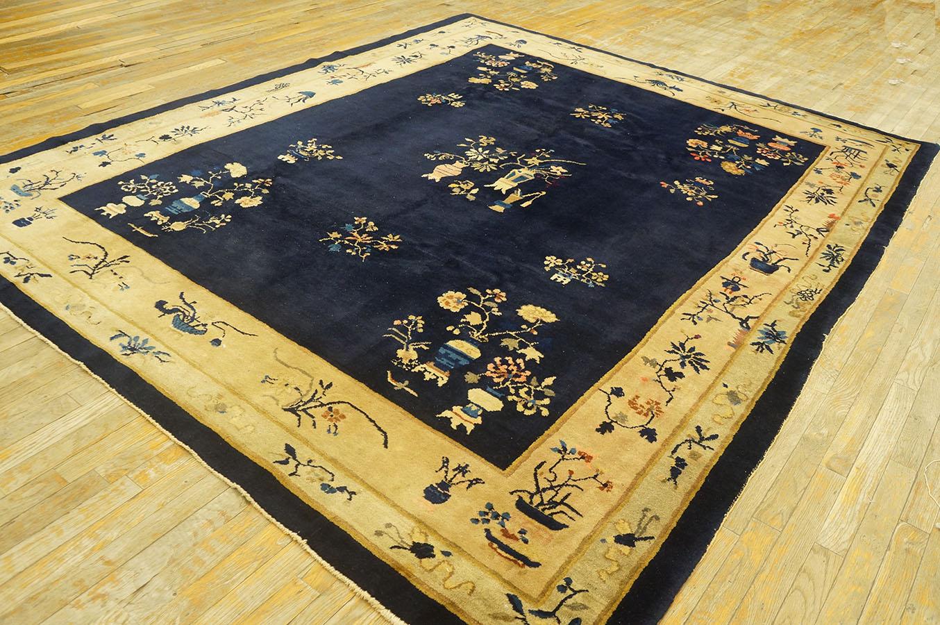 Antique Chinese Rug 7' 9'' x 9' 6'' For Sale 1