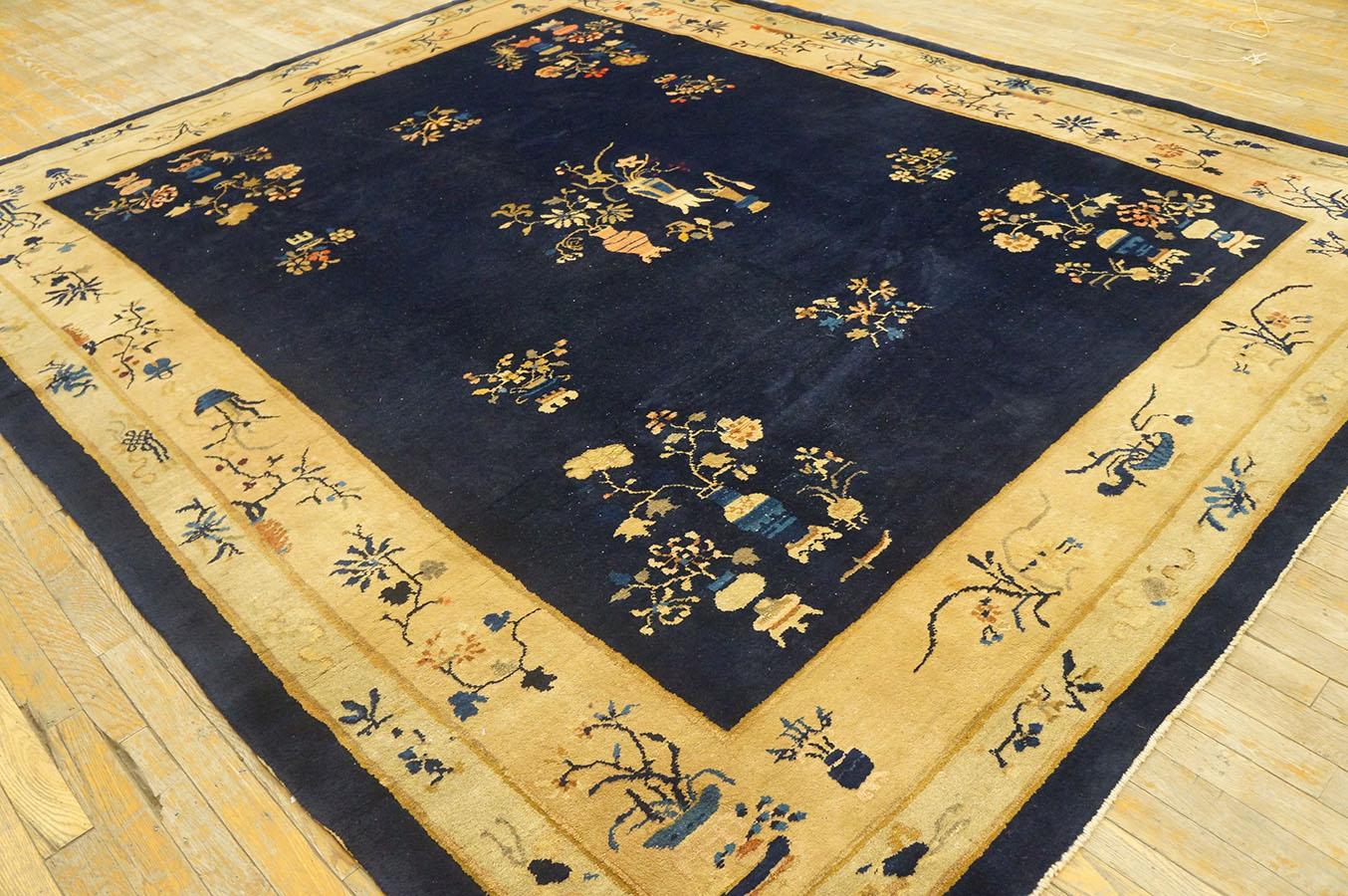 Antique Chinese Rug 7' 9'' x 9' 6'' For Sale 2