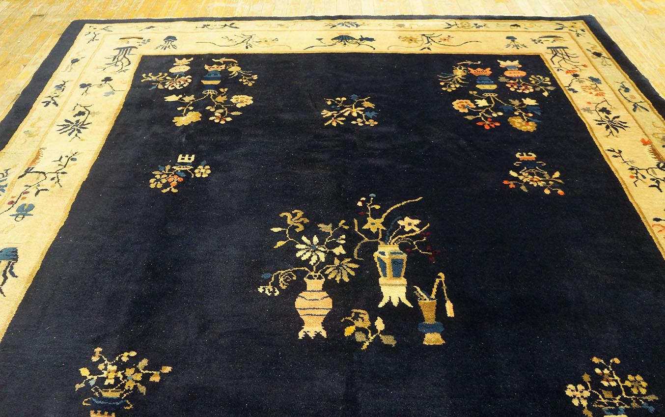 Antique Chinese Rug 7' 9'' x 9' 6'' For Sale 3