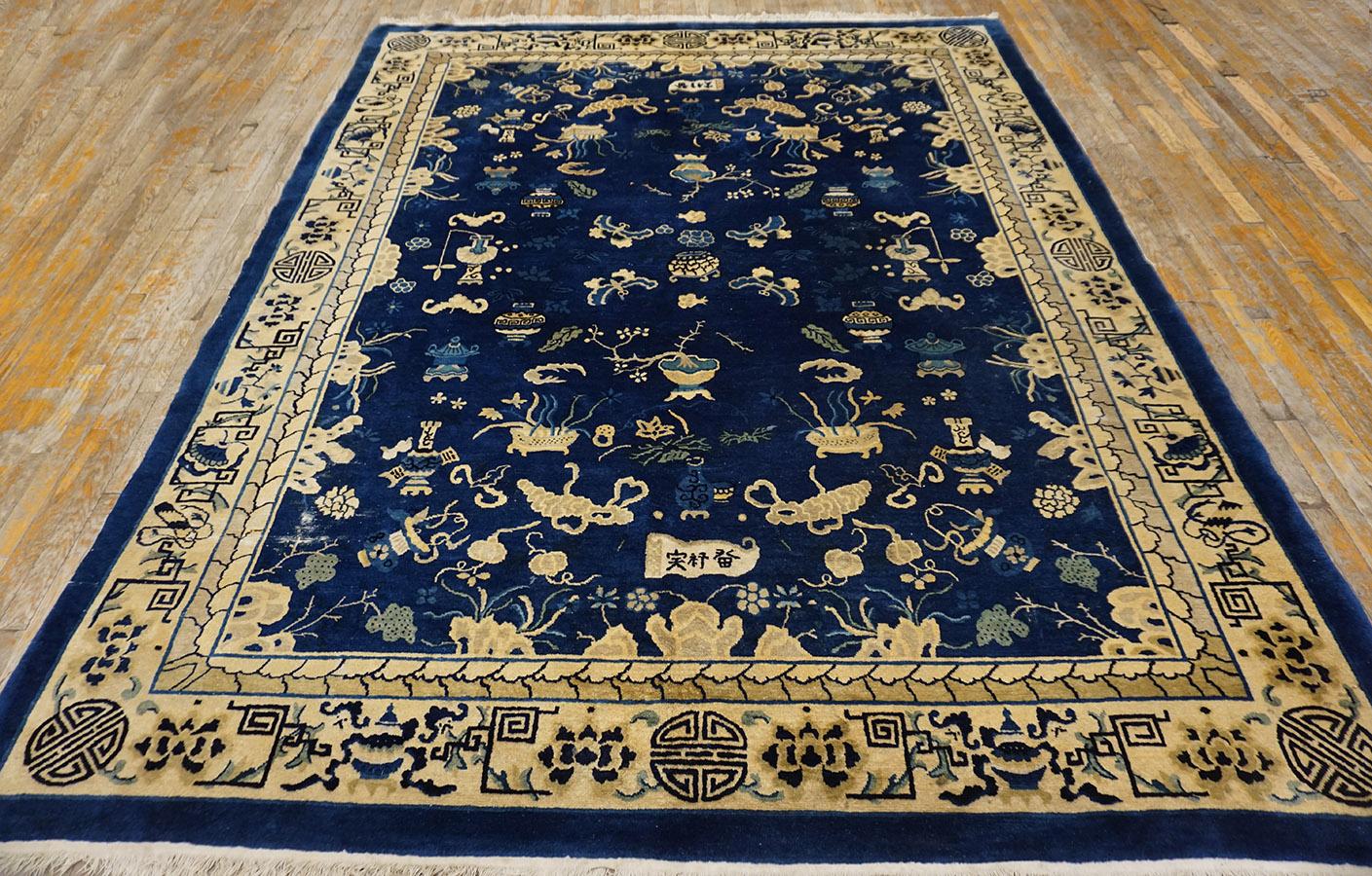 Early 20th Century Chinese Peking Carpet ( 8'2'' x 10'4'' - 250 x 315 ) In Good Condition For Sale In New York, NY