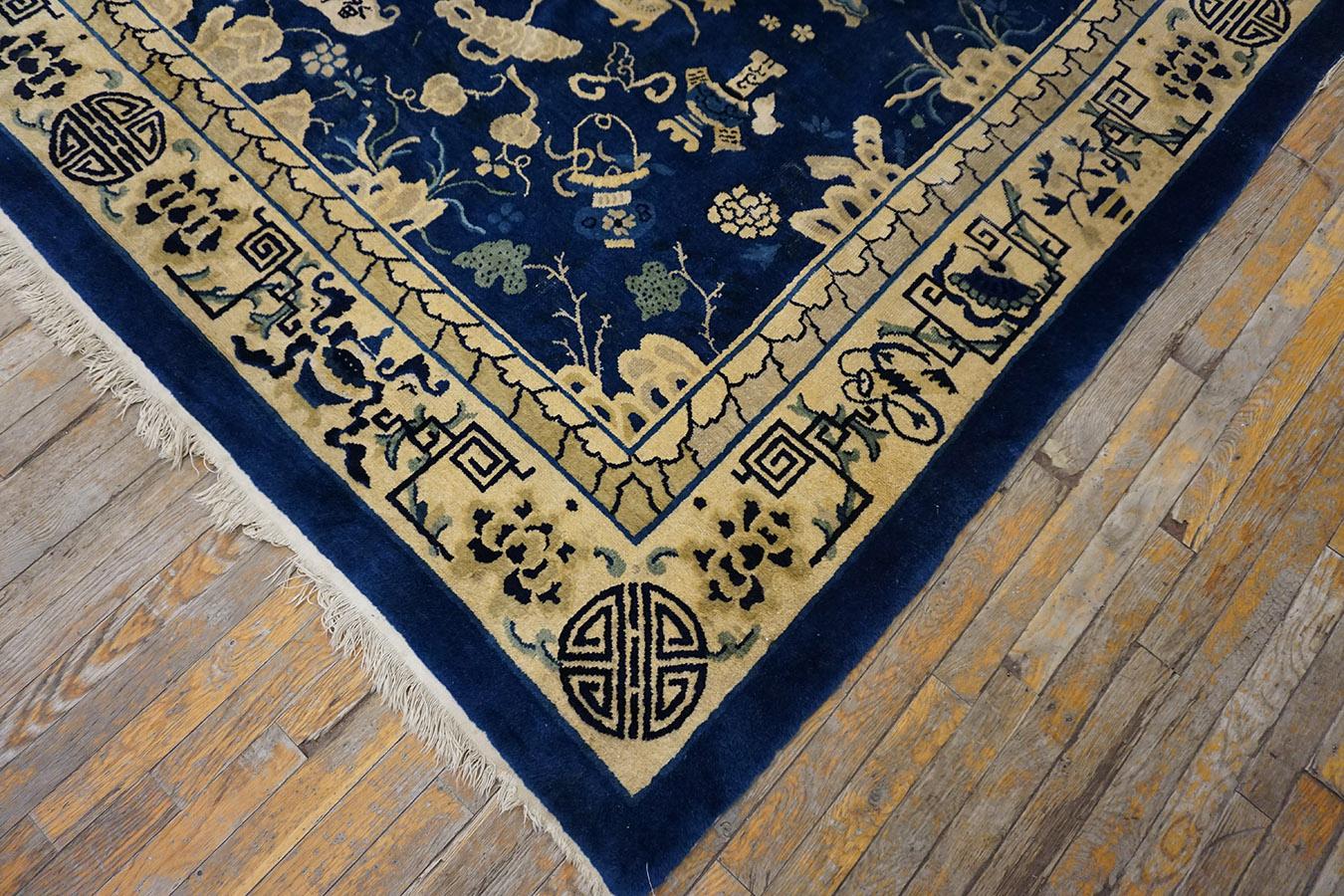 Wool Early 20th Century Chinese Peking Carpet ( 8'2'' x 10'4'' - 250 x 315 ) For Sale