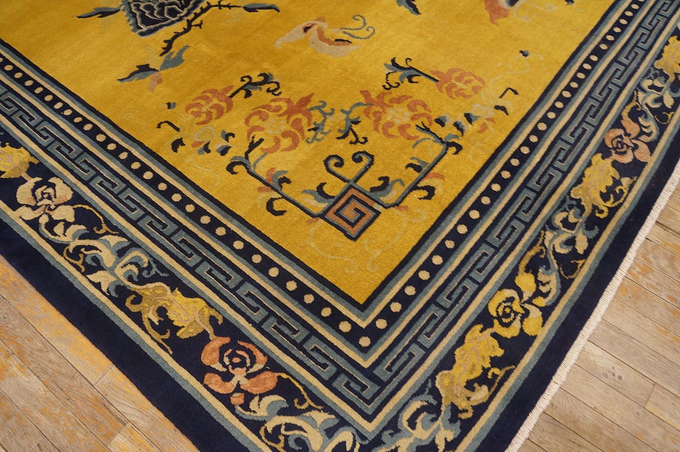 Antique Chinese Rug 9' 0