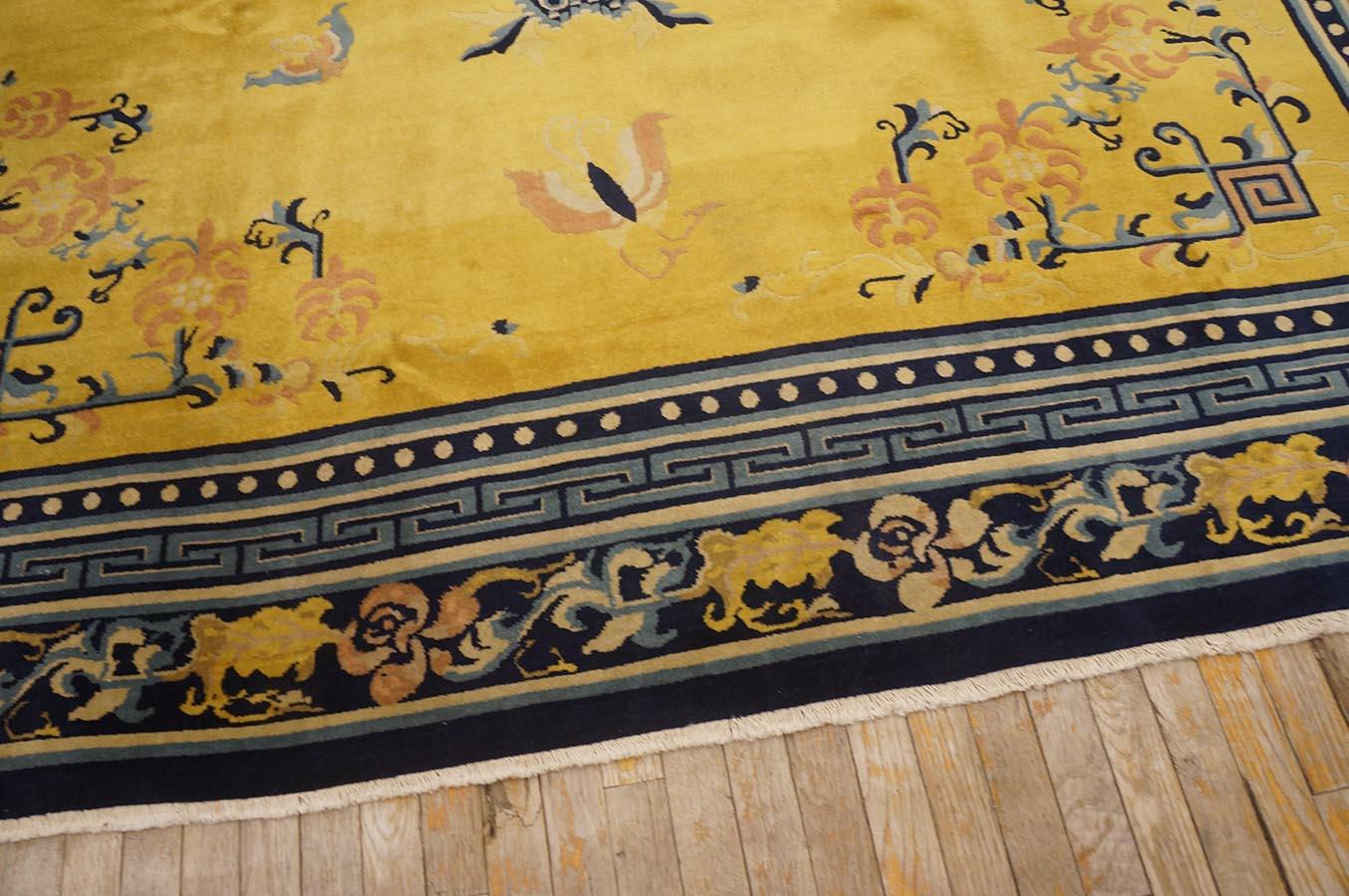 Antique Chinese Rug 9' 0