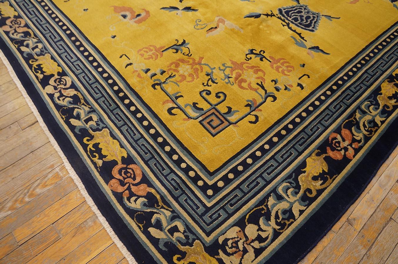 Antique Chinese Rug 9' 0