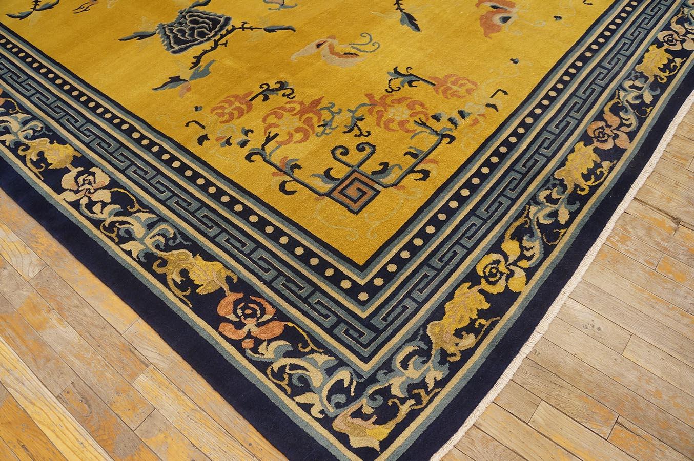 Antique Chinese Rug 9' 0