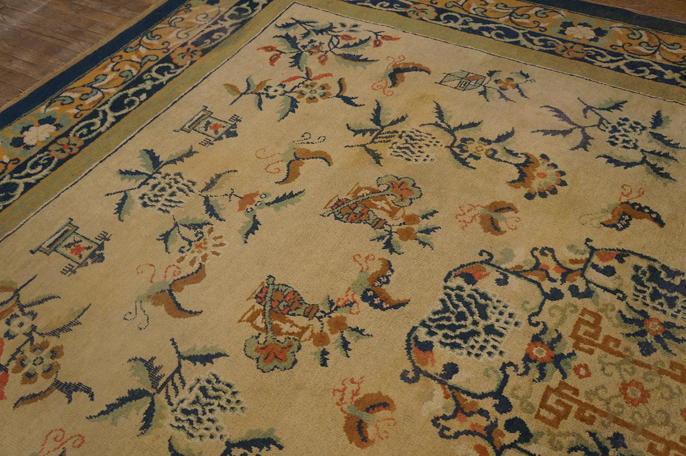Tapis chinois du début du 20e siècle ( 9''2'''' x 12'' - 280 x 365 ) en vente 4