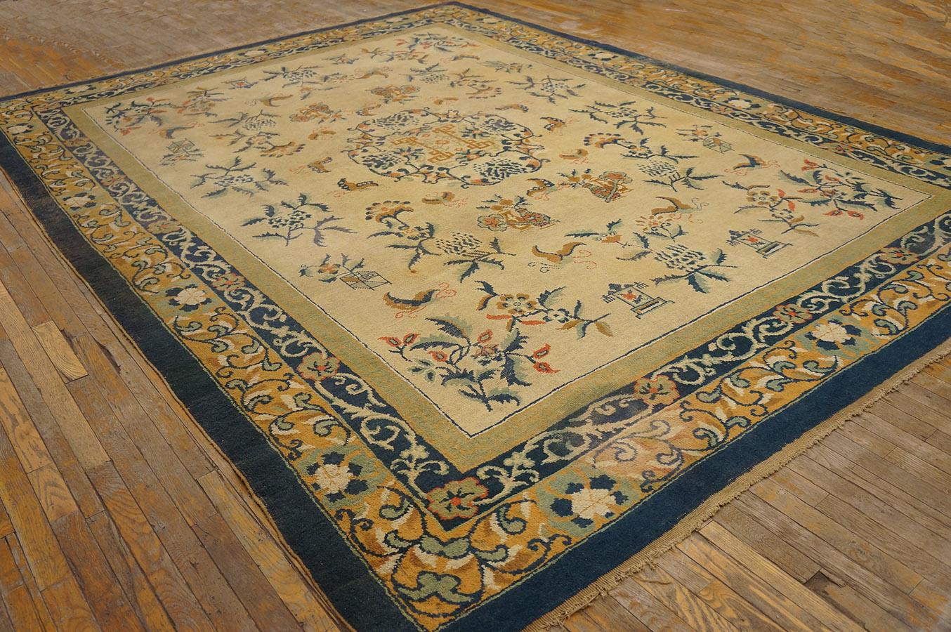 Chinois Tapis chinois du début du 20e siècle ( 9''2'''' x 12'' - 280 x 365 ) en vente