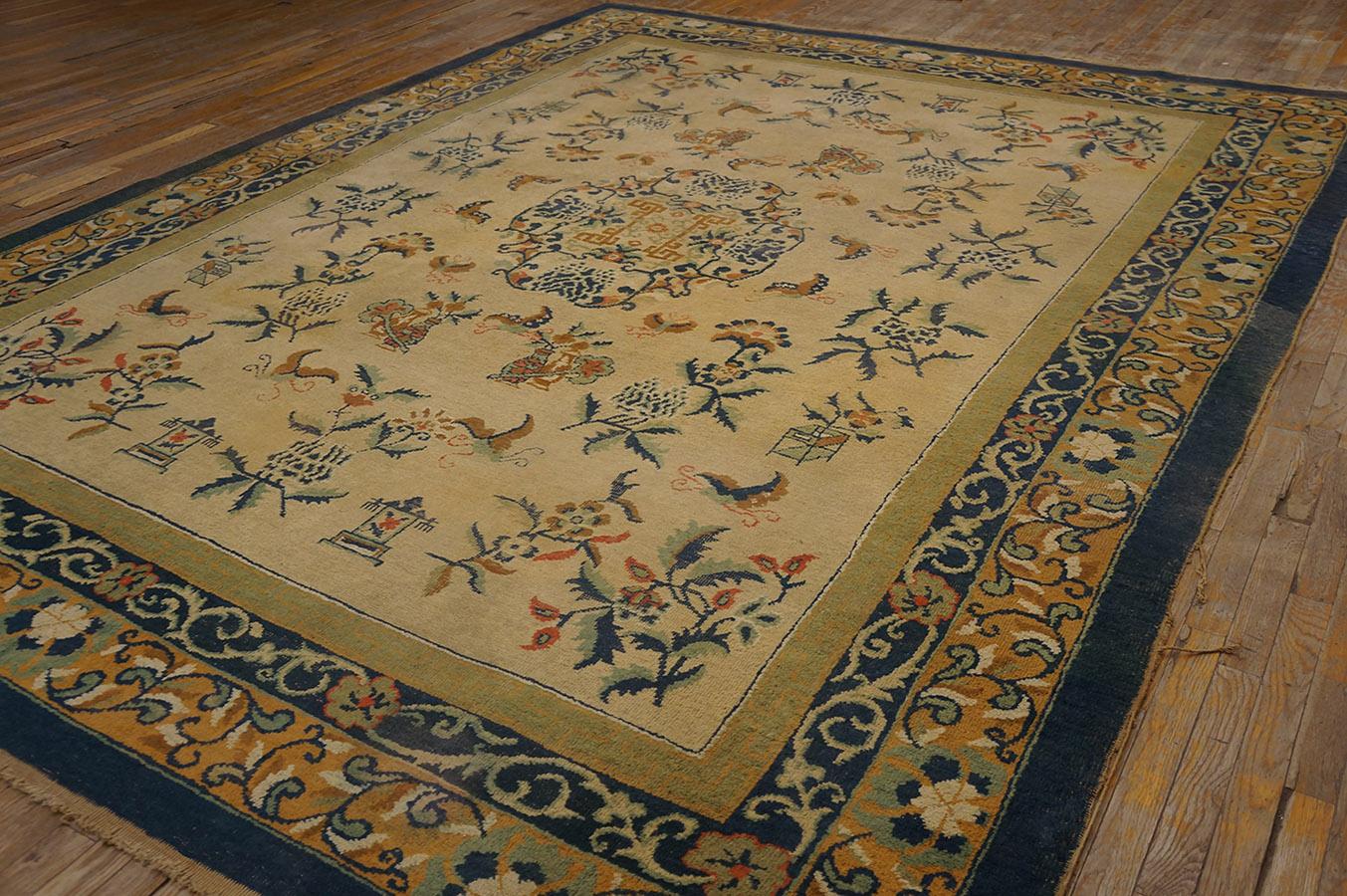 Tapis chinois du début du 20e siècle ( 9''2'''' x 12'' - 280 x 365 ) en vente 1