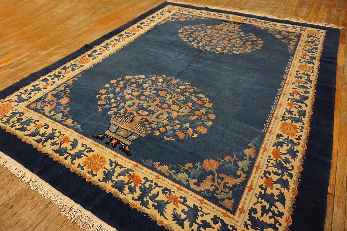 Early 20th Century Chinese Peking Carpet (  9'4'' x 11'9''  285 x 358 ) For Sale 5