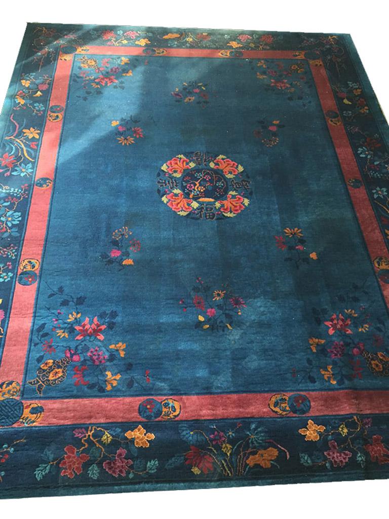 Early 20th Century Antique Chinese Rug 9' 0