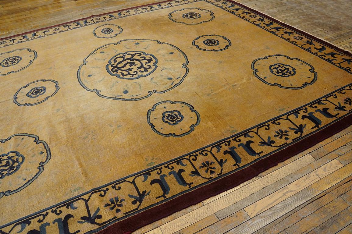 Tapis chinois du début du 20ème siècle ( 9'6