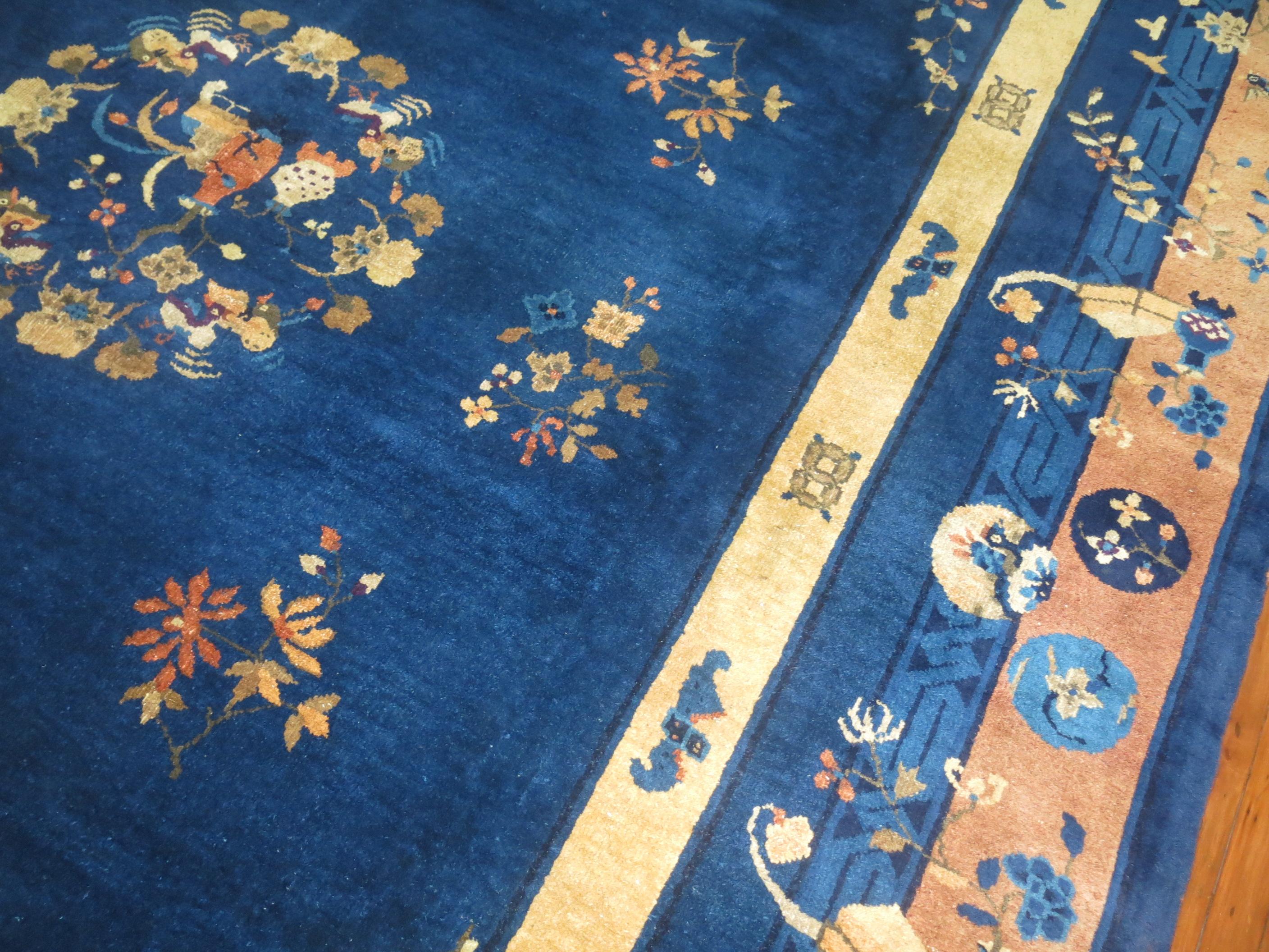Wool Antique Chinese Rug