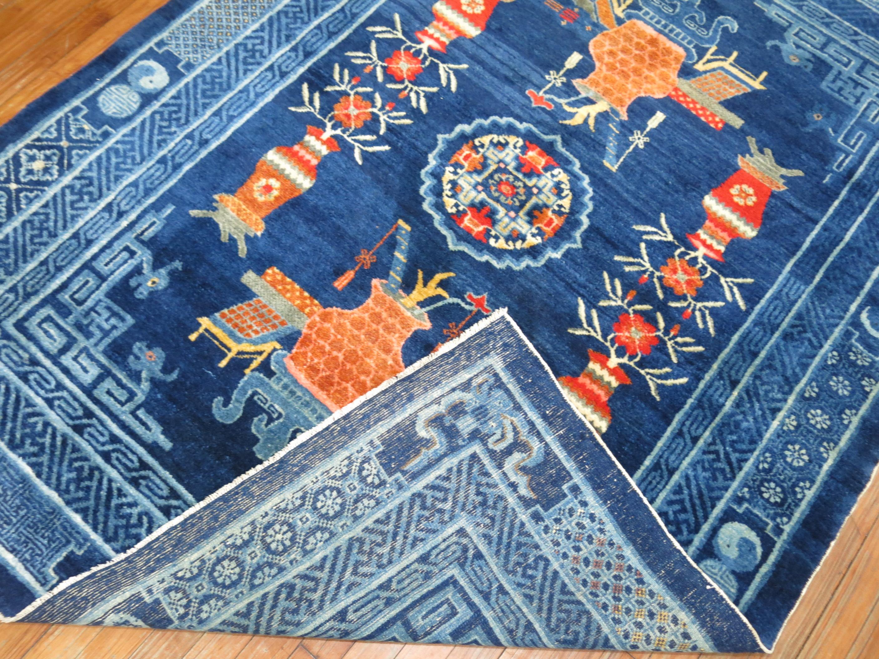 Antiker chinesischer Teppich (Mitte des 20. Jahrhunderts) im Angebot