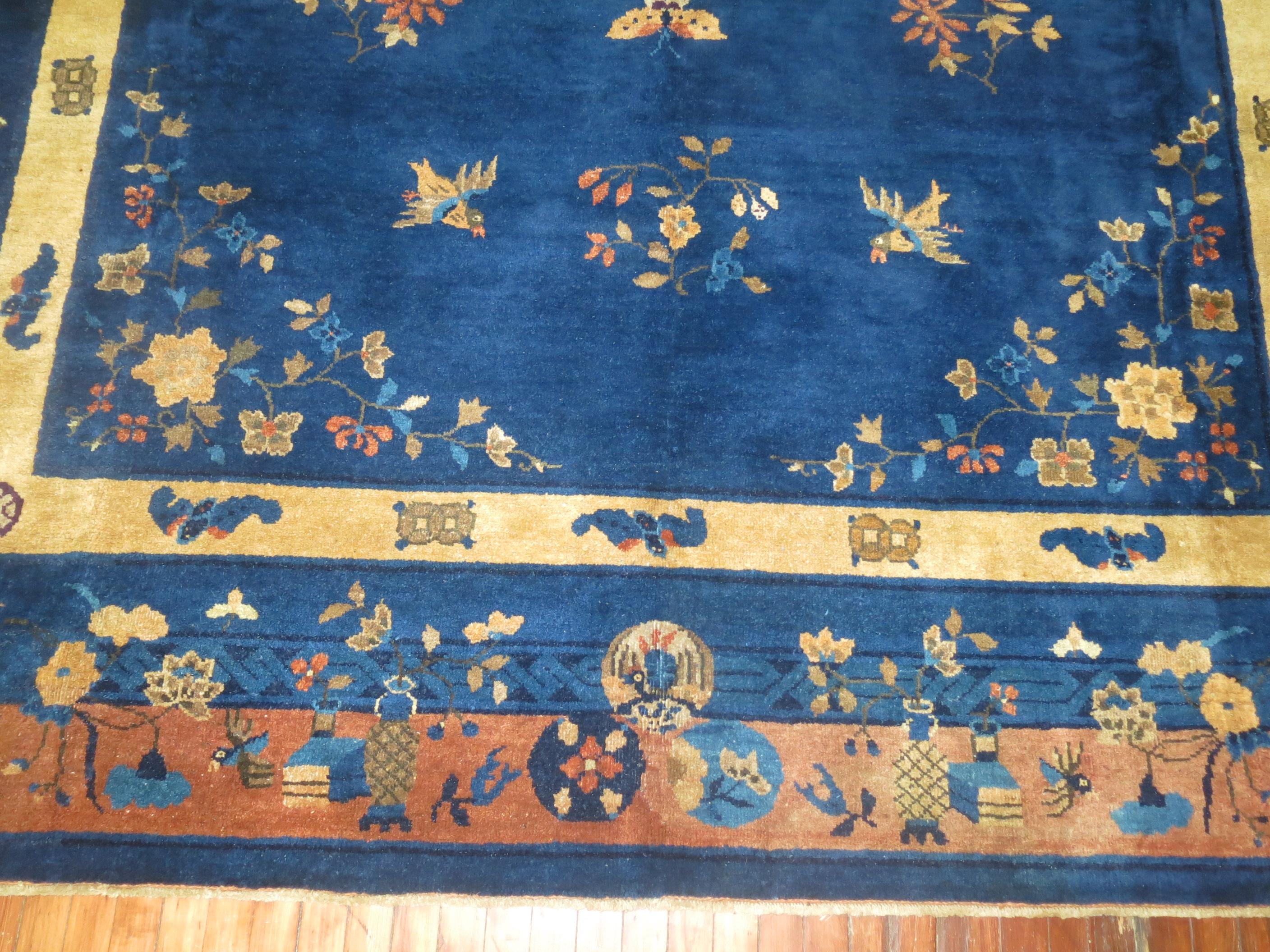 Antique Chinese Rug In Excellent Condition In New York, NY