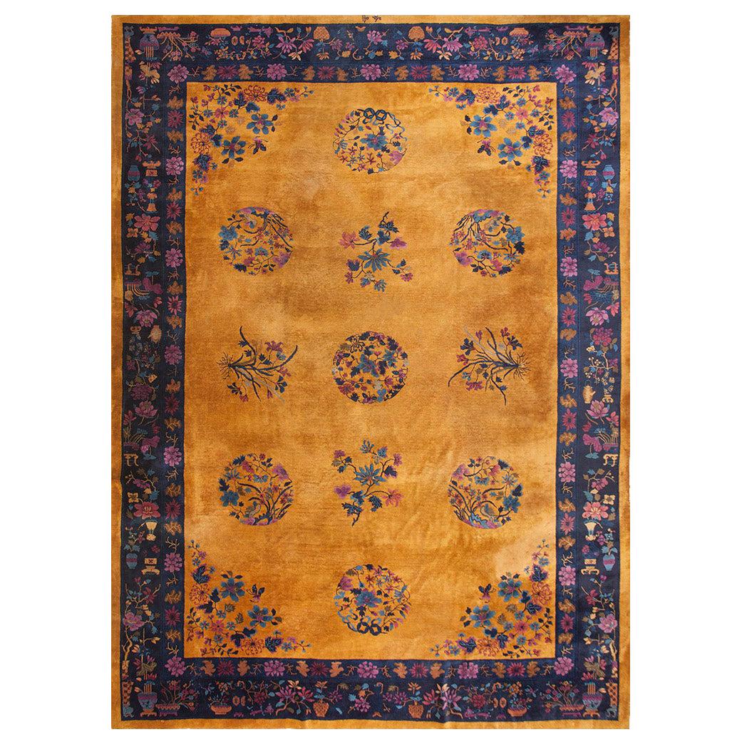 Antique Chinese Rug 12' 2" x 15' 2"