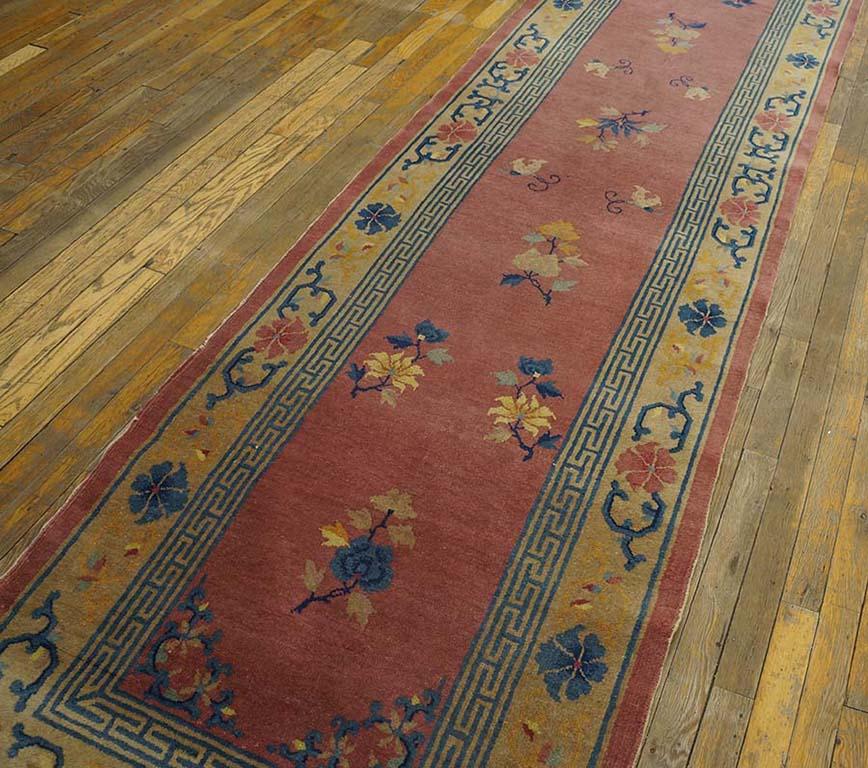 1930s Chinese Peking Carpet ( 3' x 11'8