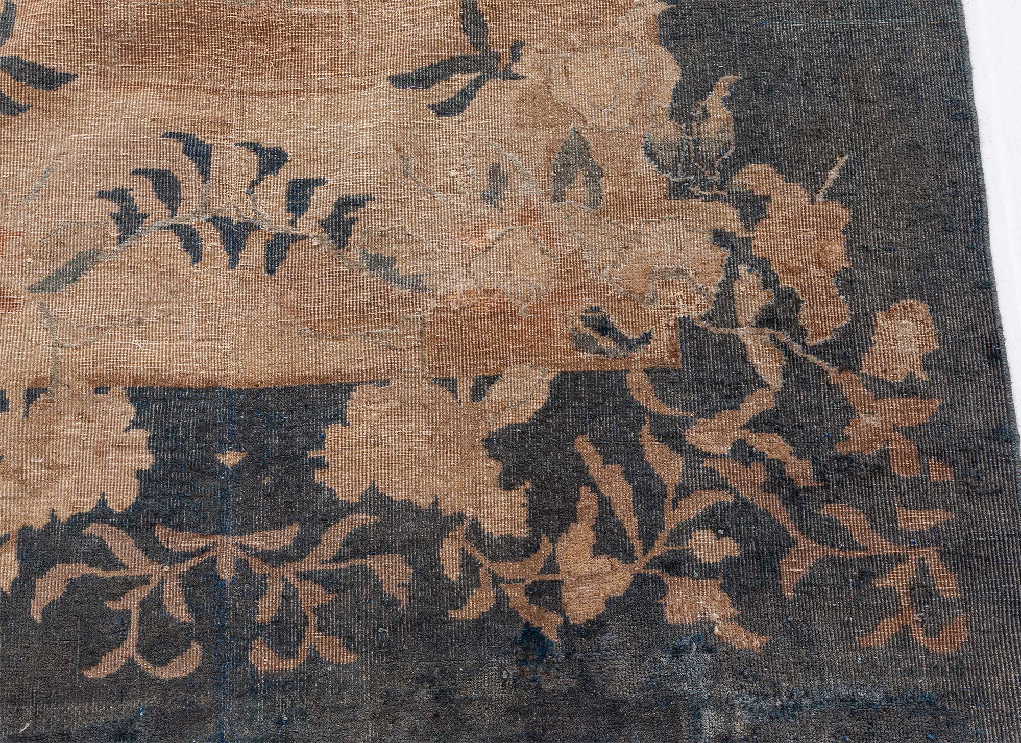 Laine Tapis de couloir chinois ancien Doris Leslie Blau (taille ajustée) en vente