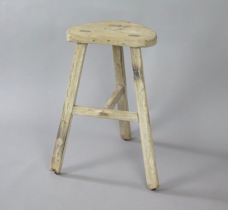 Rustic Antique Chinese Scholar Stool, China For Sale