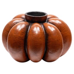 Antique Chinese Scholar's Gourd Water Jug, Late 19th Century