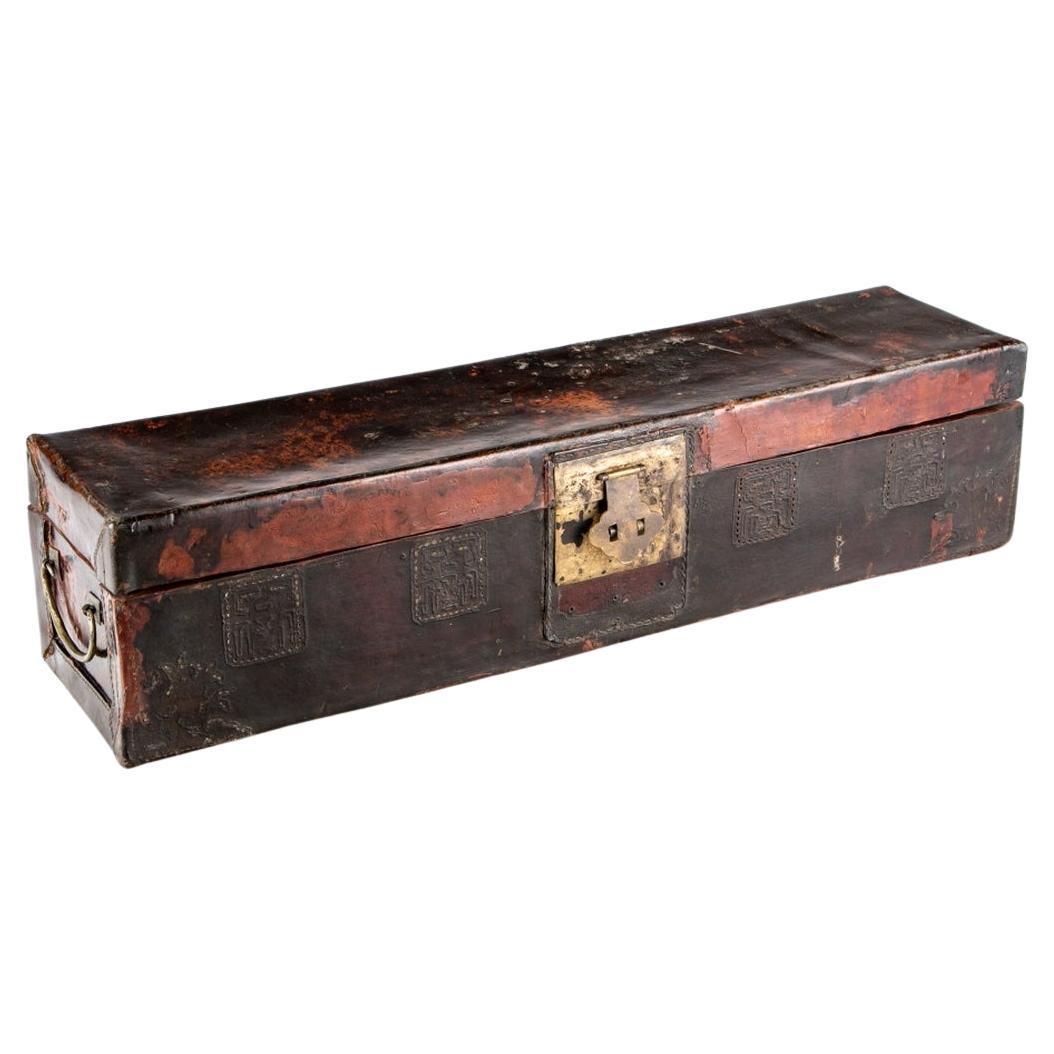 Antique Chinese Scroll Box For Sale