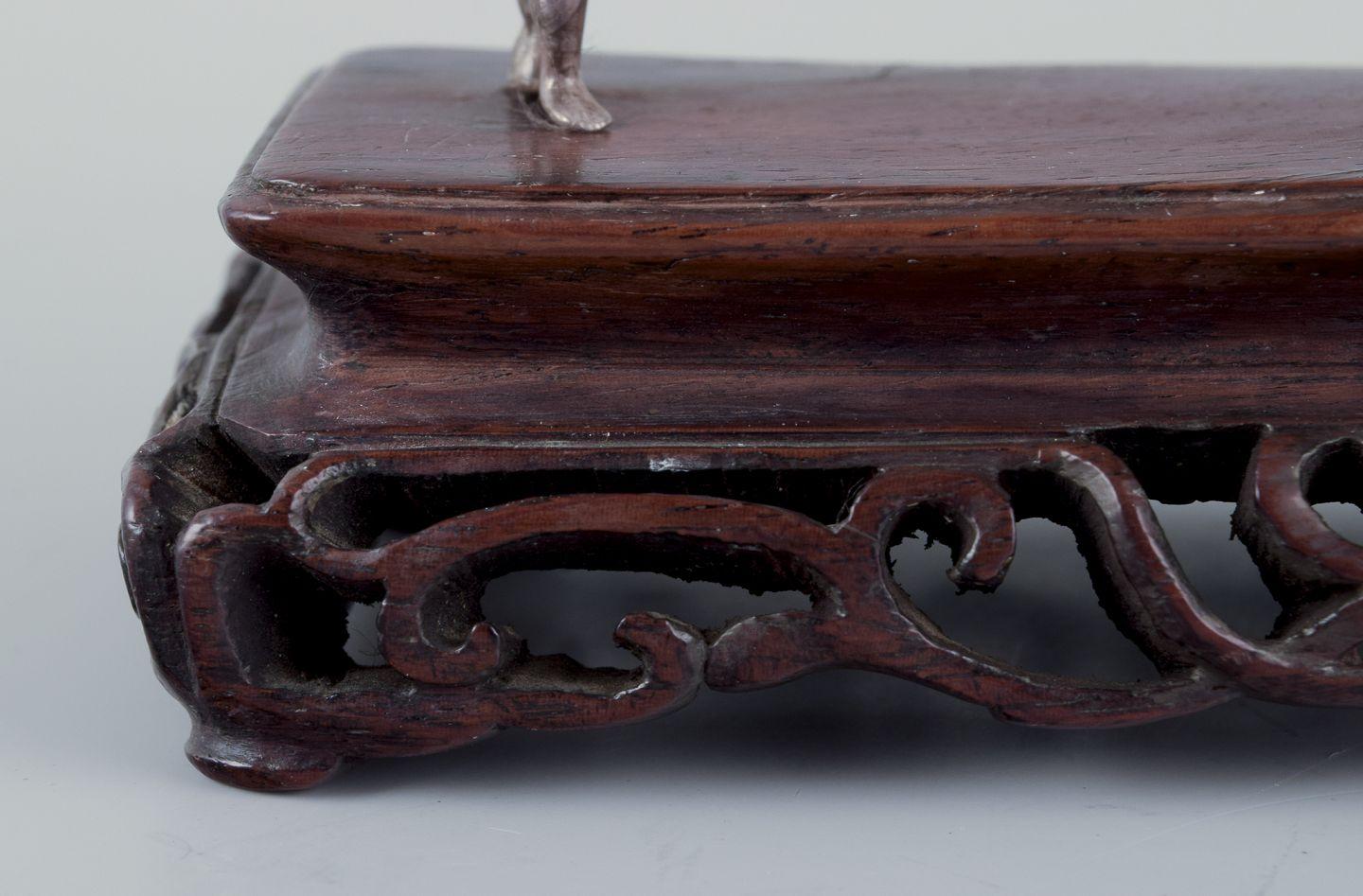 Antique Chinese Sedan Chair Carriage Sterling Silver. Ca. 1920s For Sale 1