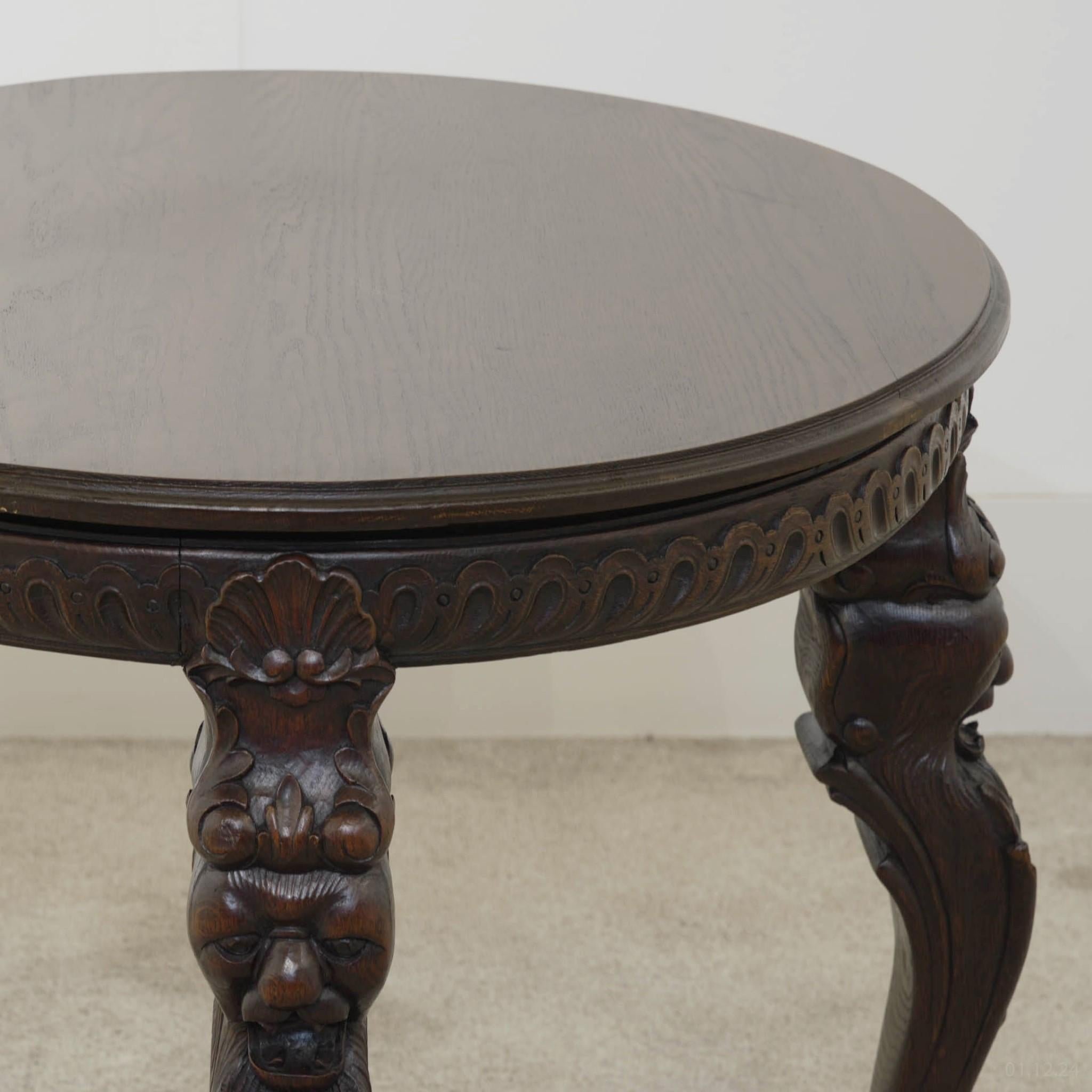 Ancienne table d'appoint chinoise en bois dur sculpté Asian Interiors 1880 Bon état - En vente à Potters Bar, GB