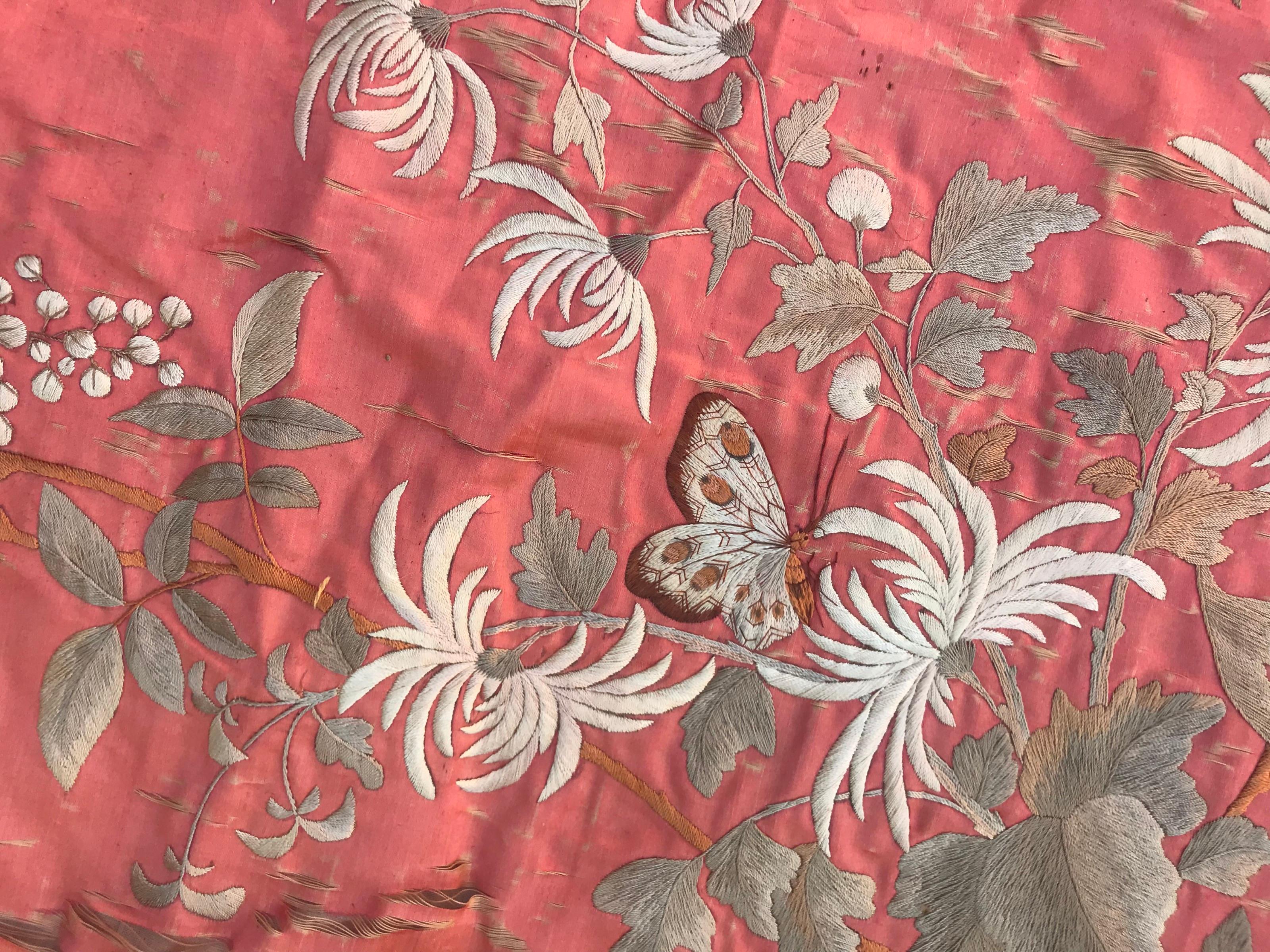 Antique Chinese Silk Embroidery 3