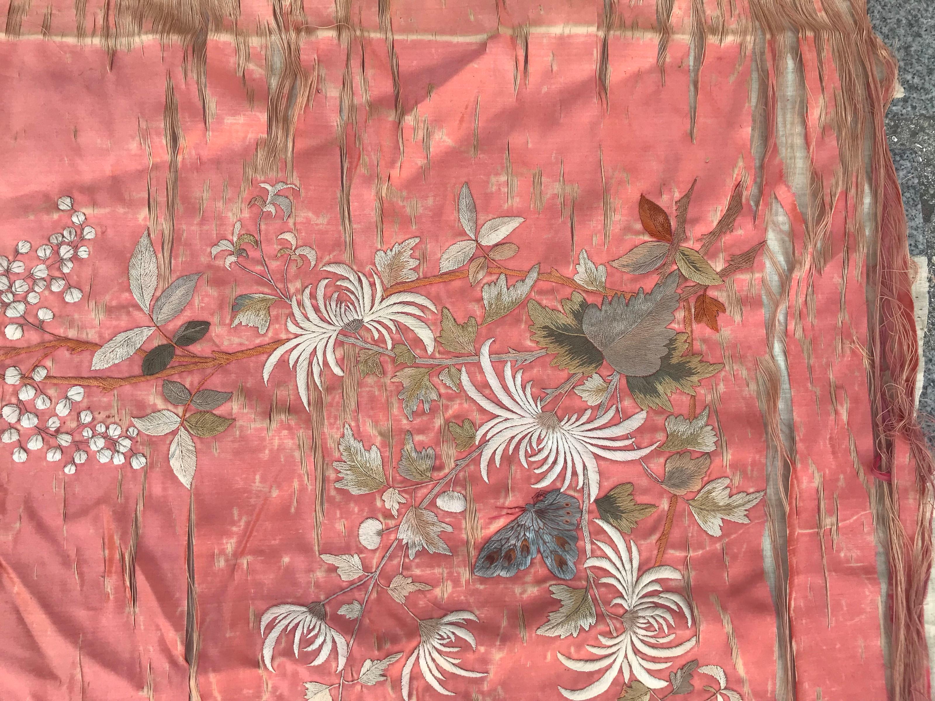 Antique Chinese Silk Embroidery 7