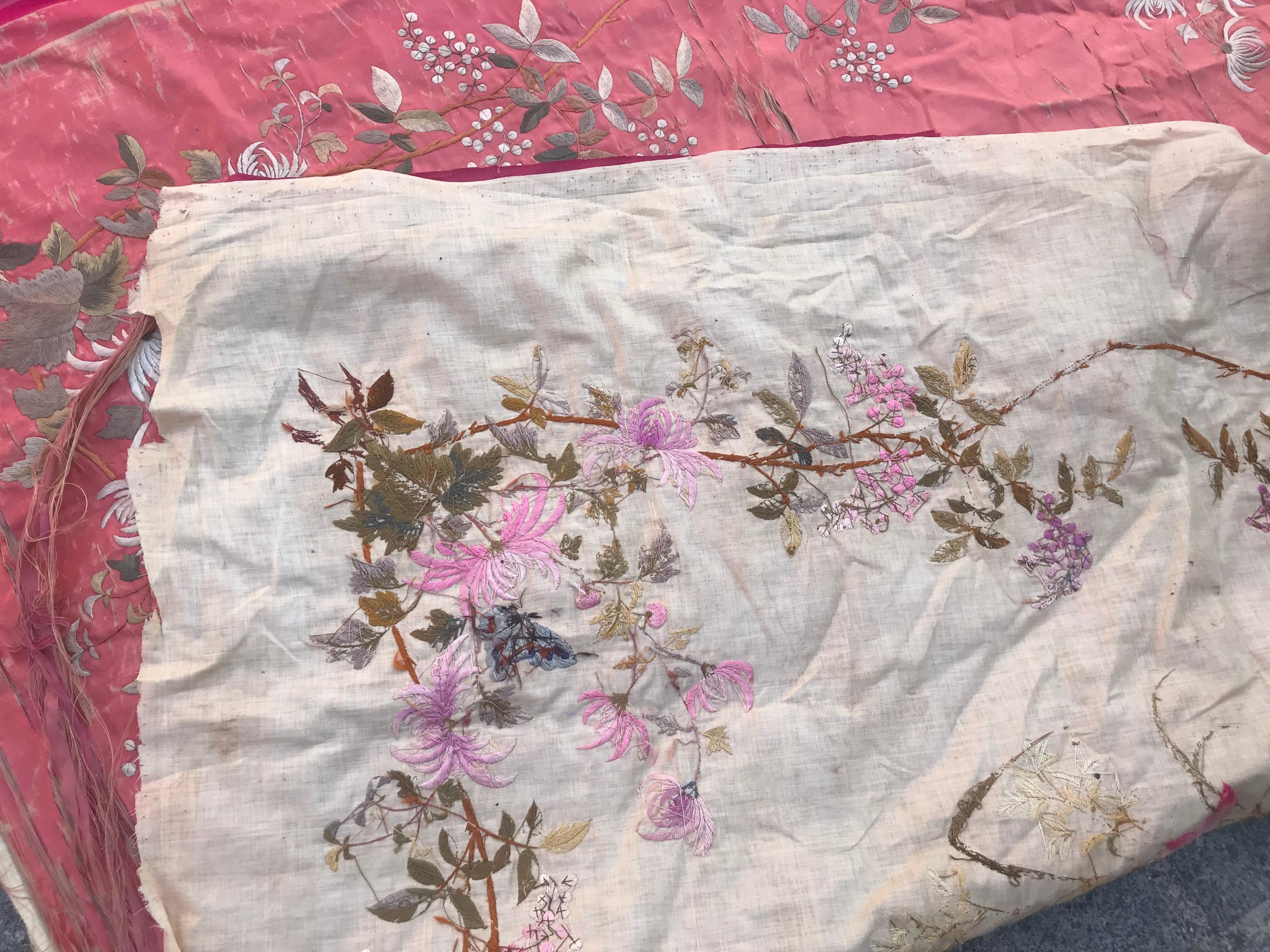 Antique Chinese Silk Embroidery 9