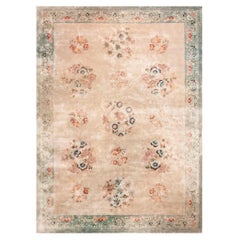 Vintage 1980s Silk Chinese Carpet ( 9' x 12' - 275 x 365 )