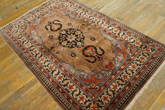 Antique Chinese Silk Rug 3' 5''x 5' 7''