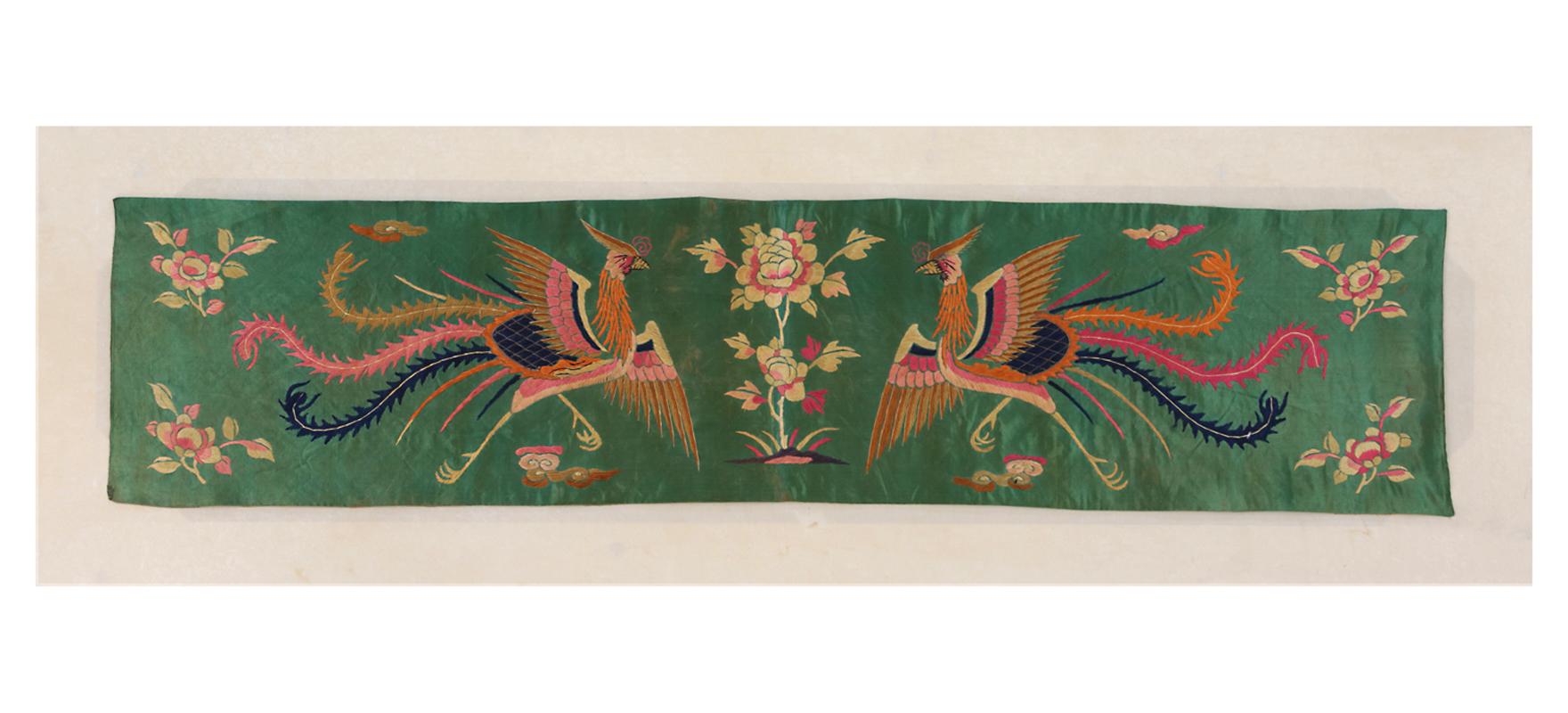 Antikes chinesisches Seidentextil, ca. 1880 (Sonstiges) im Angebot