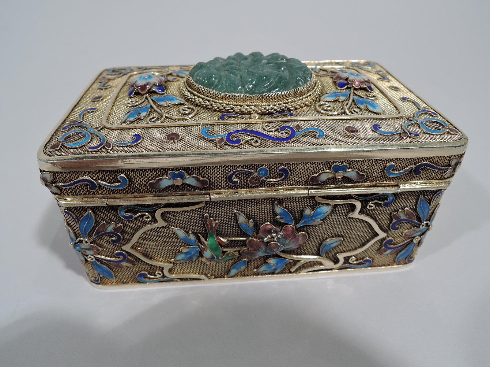 chinese enamel box