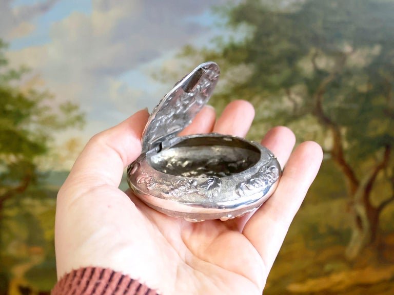 silver tobacco box Antique Chinese Silver Tobacco Box by Wang Hing and Co., Circa 1900 For  Sale at 1stDibs