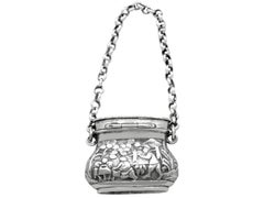 Antique 1900s Chinese Silver Vinaigrette