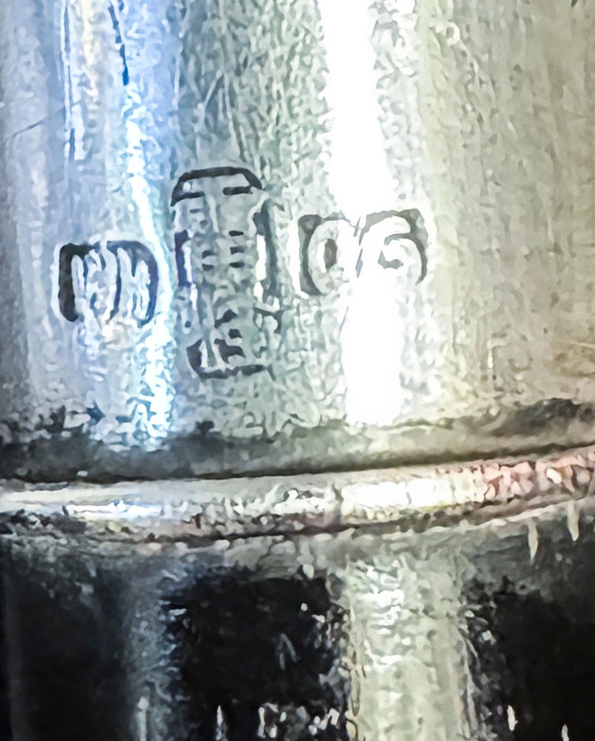 Antique Chinese Silver Walking Stick Cane Dragon Handle 19th Century 92cm/36inch For Sale 4