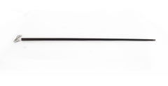 Antique Chinese Silver Walking Stick Cane with Dragon Handle 19th Century