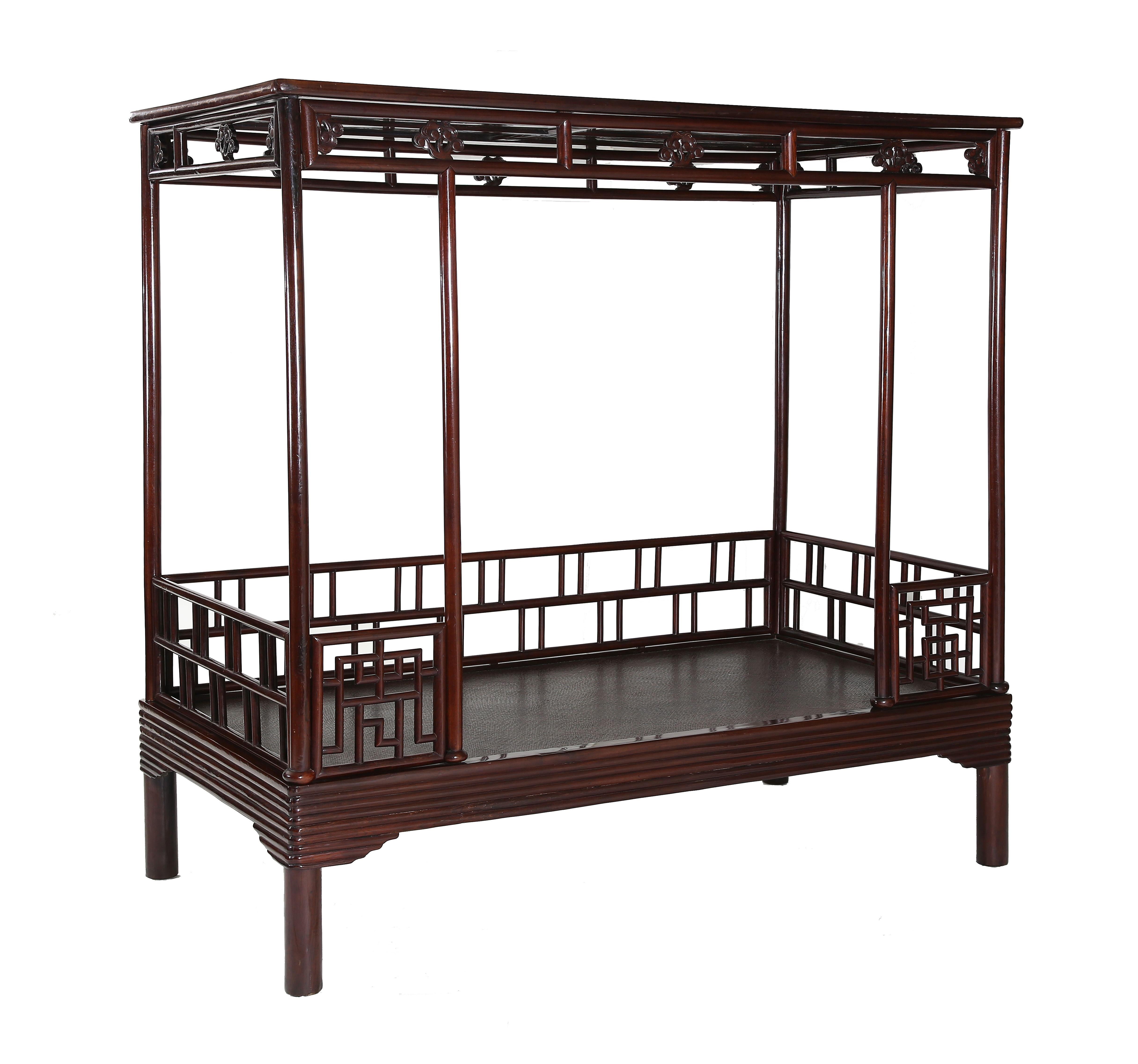 chinese canopy bed