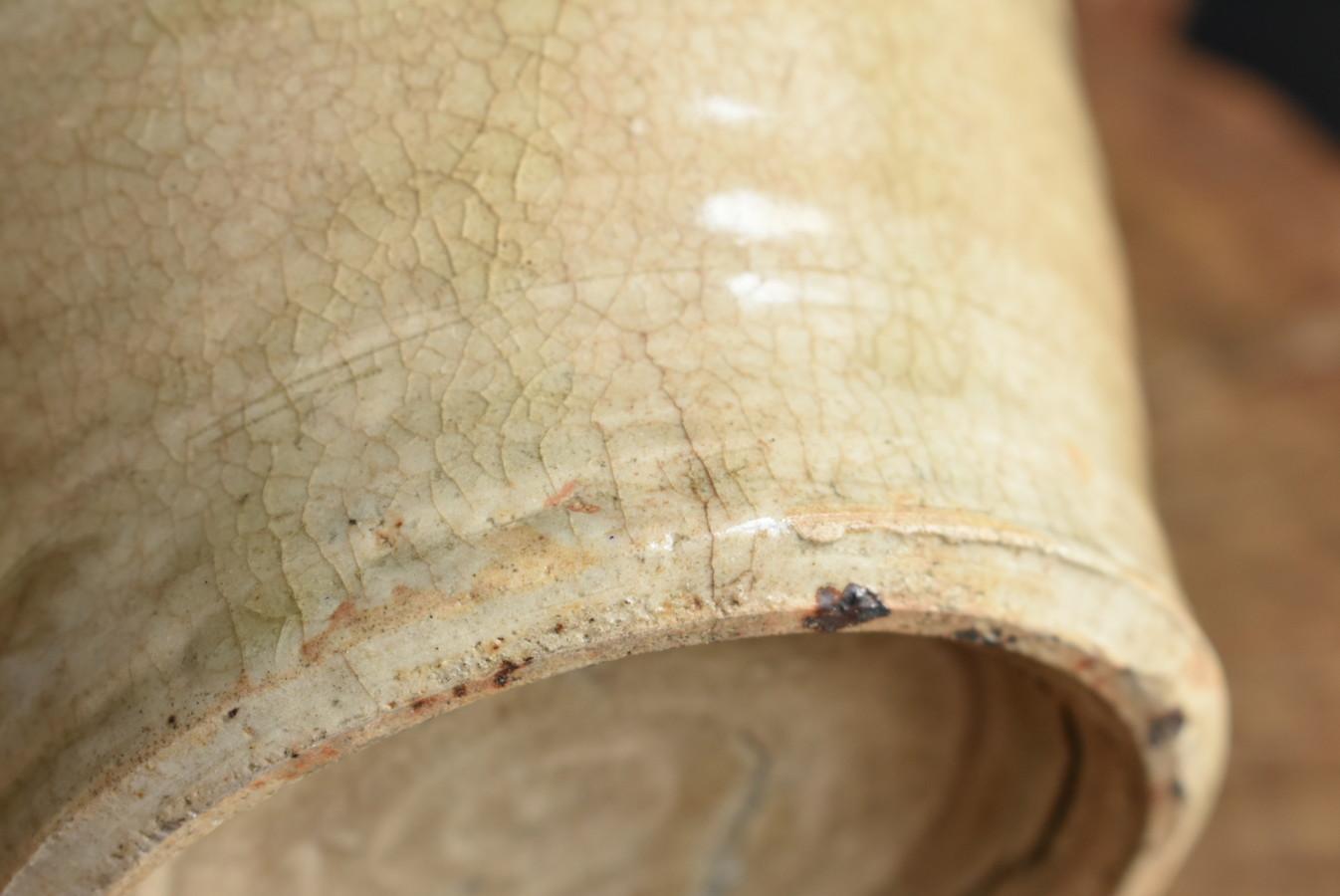 Antique Chinese small pottery vase/1600s/Anpin vase 6