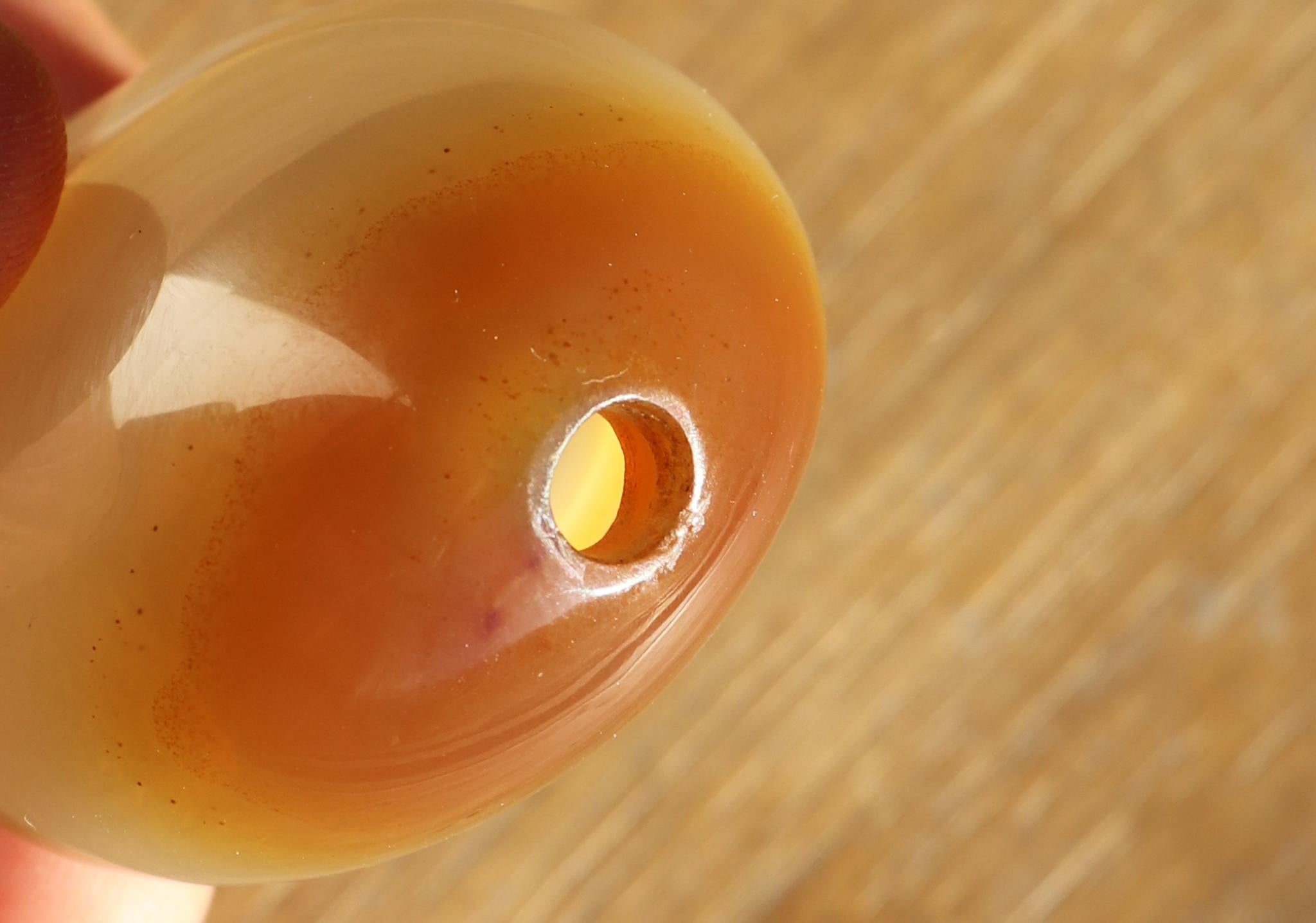 Antique Chinese Snuff Bottle Agate Qing Dynasty For Sale 4