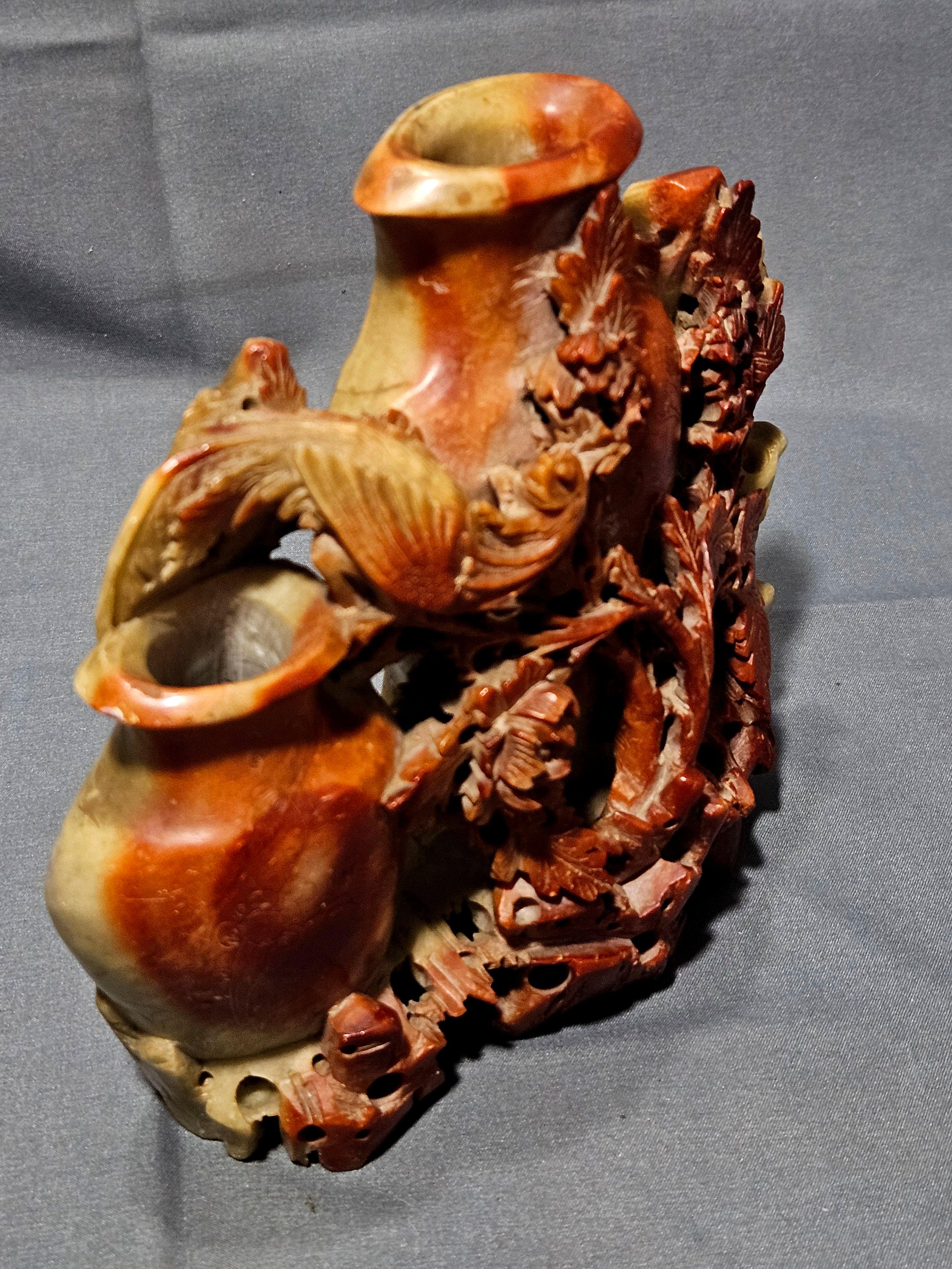 Chinois Ancienne sculpture chinoise en pierre à savon #2 en vente