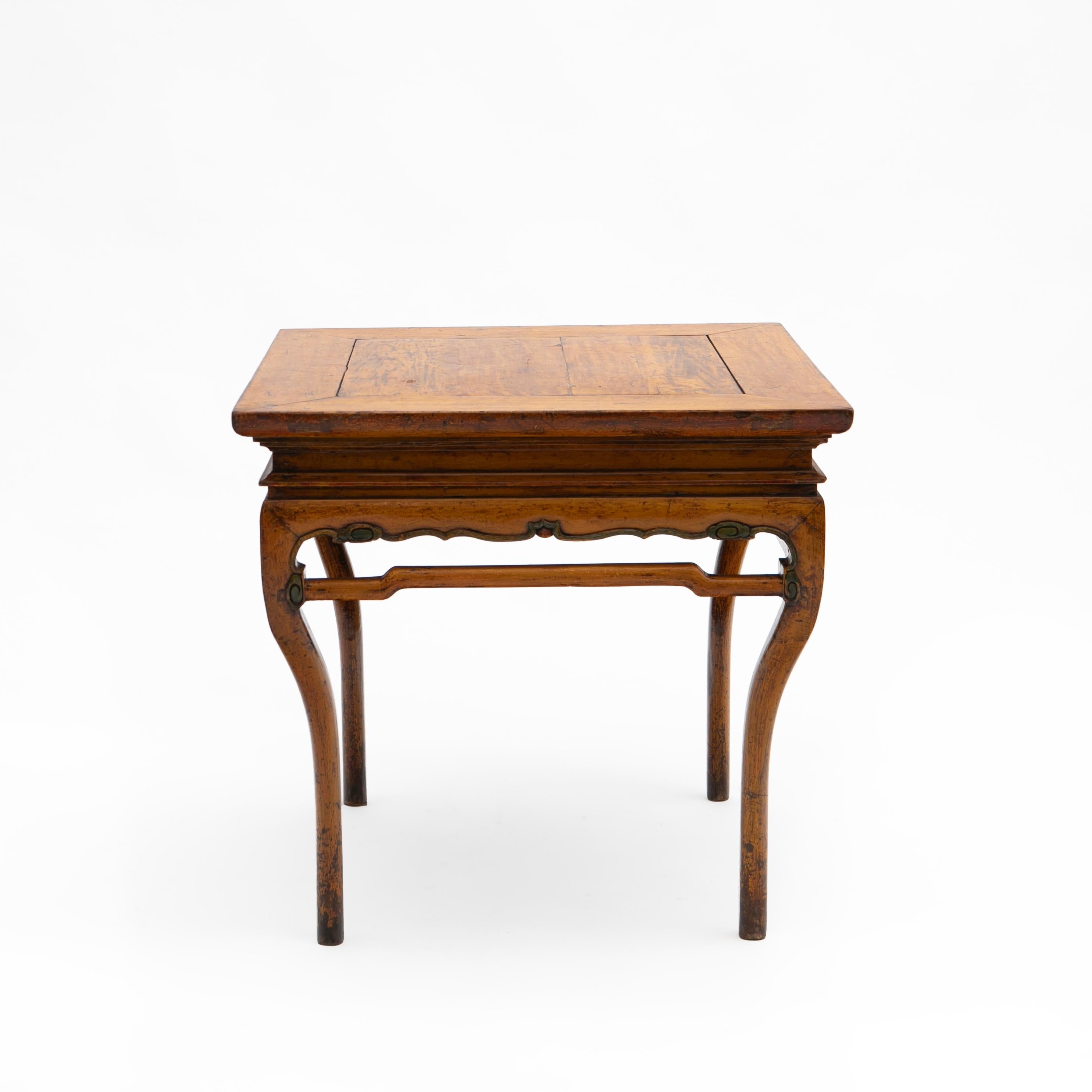Qing Antique Chinese Square Center Table For Sale
