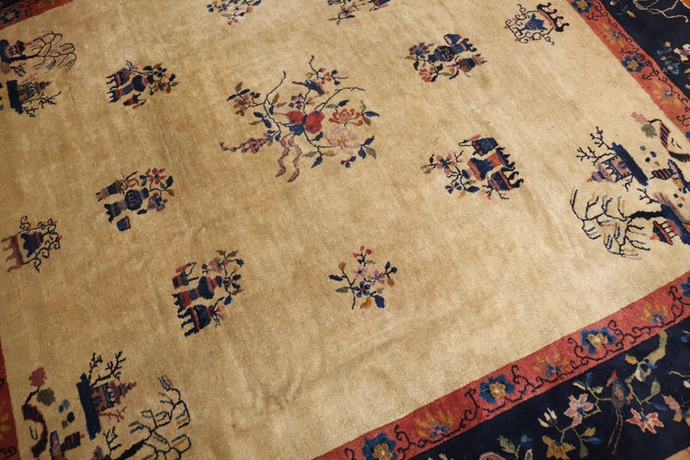 Antique Chinese Square Rug For Sale at 1stDibs | china square carpets