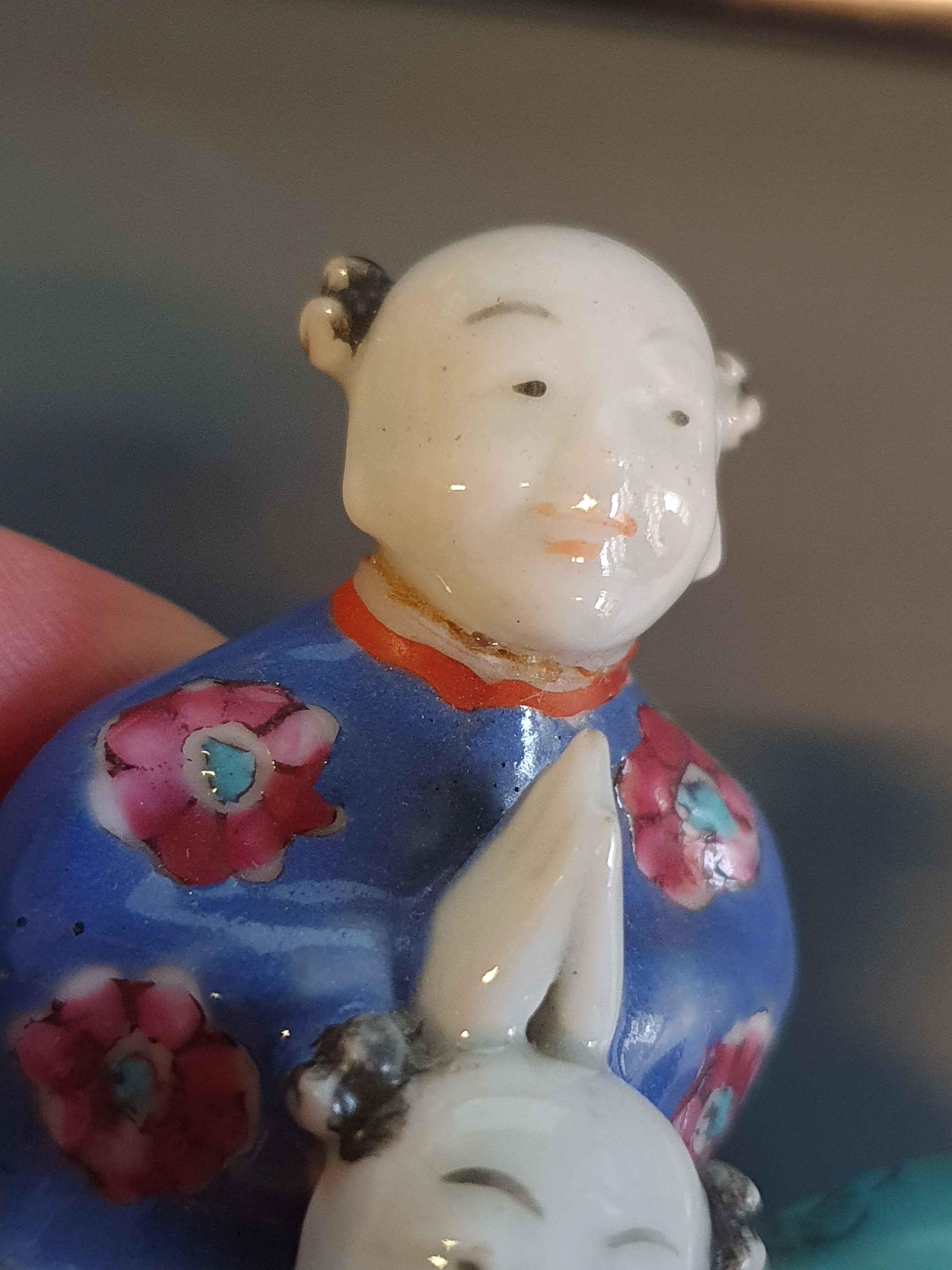 Antique Chinese Statue Porcelain Children Qianlong/Jiaqing Period Statue 18th C 4