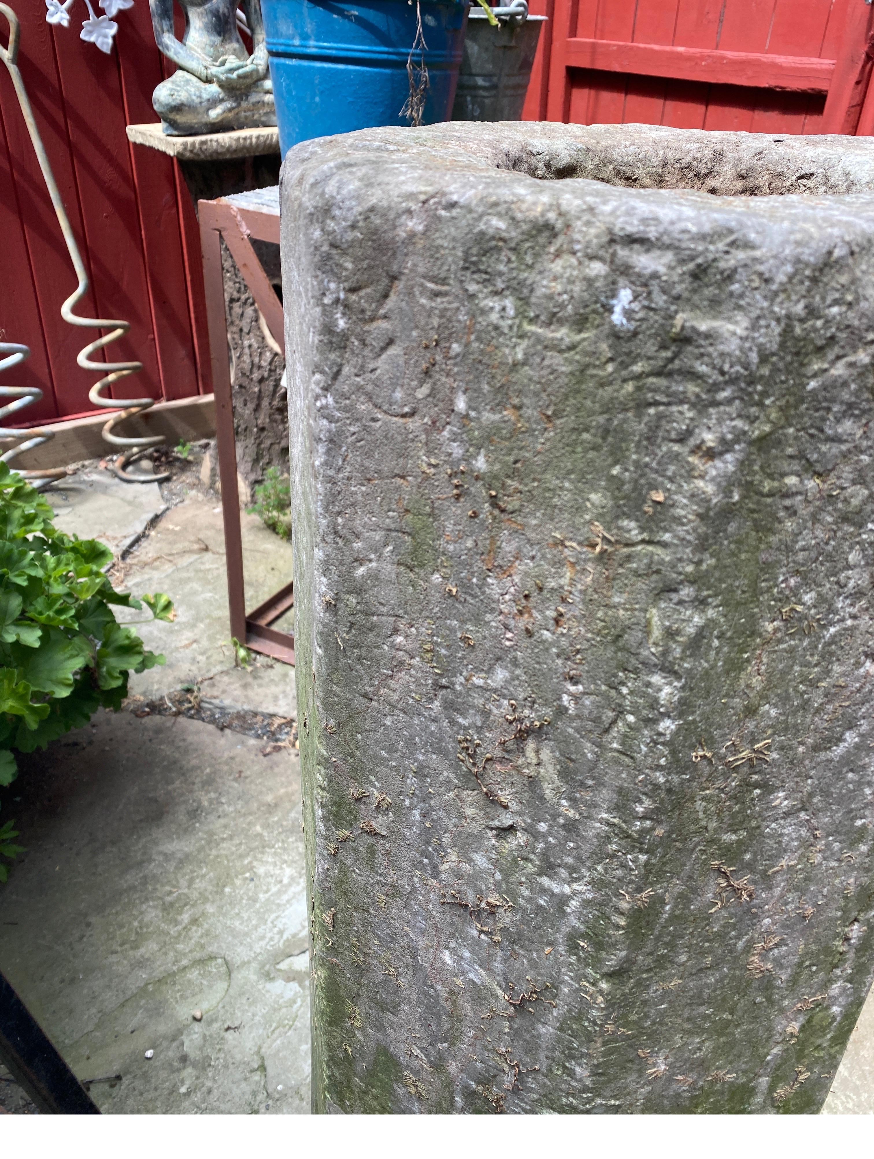 Antique Chinese Stone Offering Sculpture Vessel 1