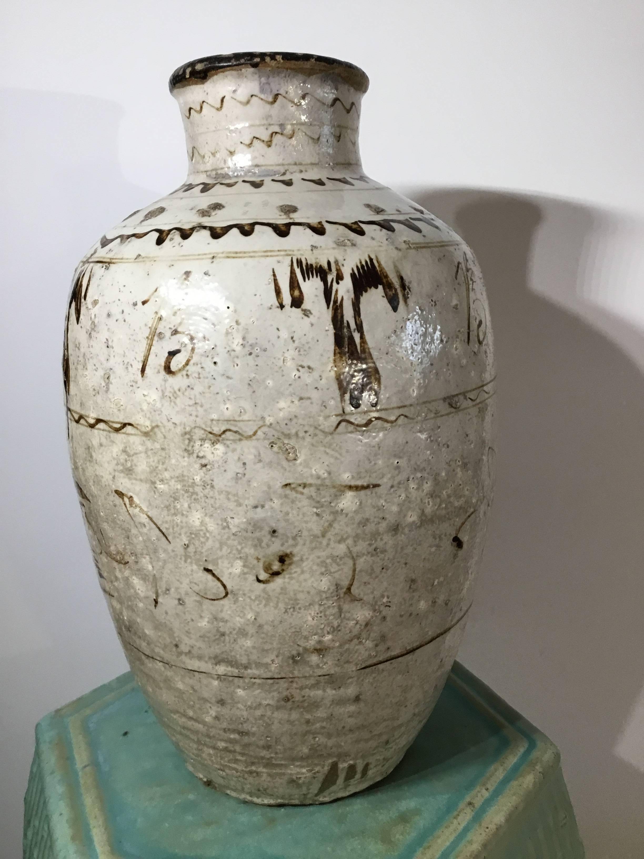Antique Cizhou Stoneware Vessel Ming Dynasty  4