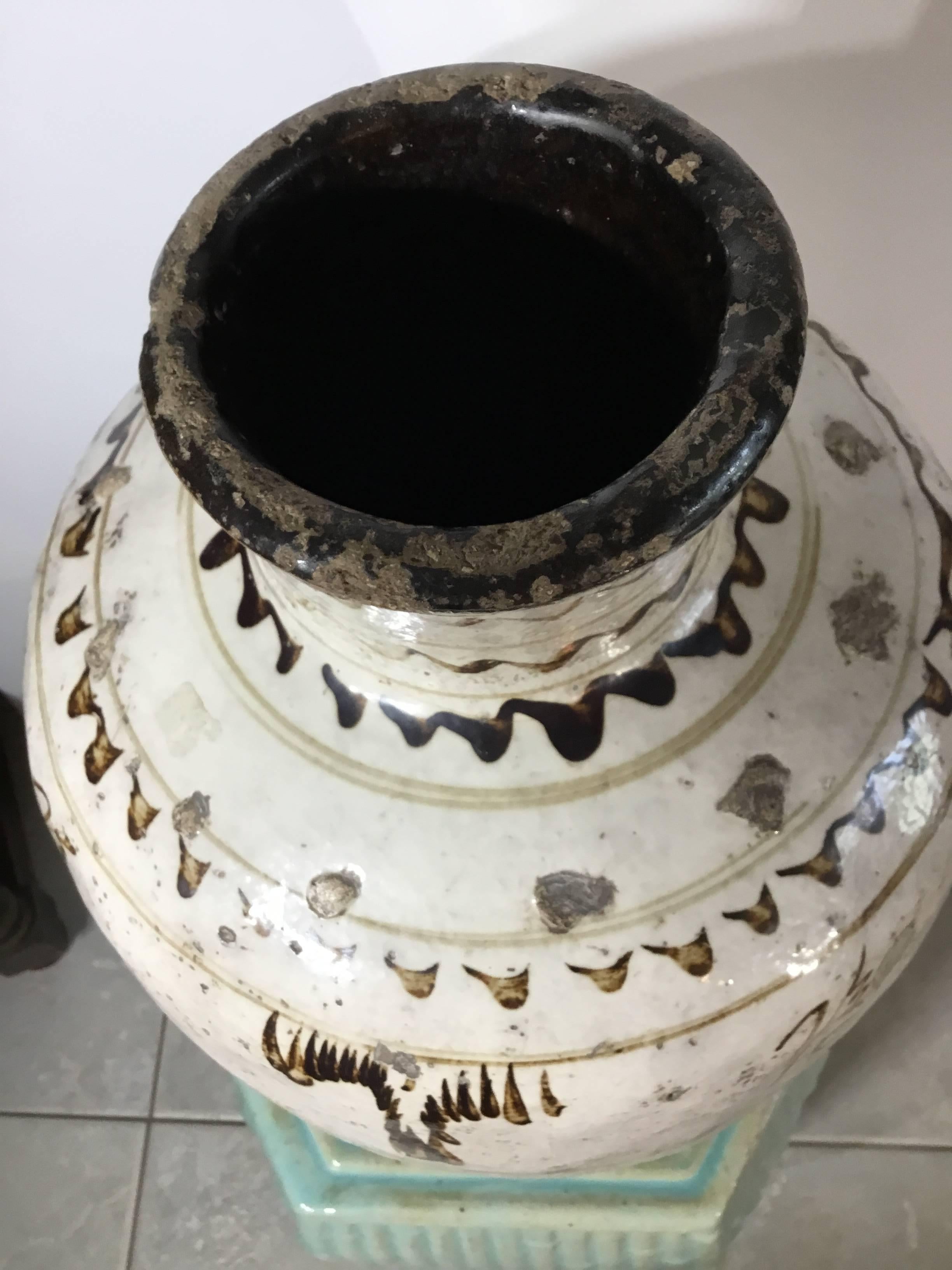 Antique Cizhou Stoneware Vessel Ming Dynasty  8