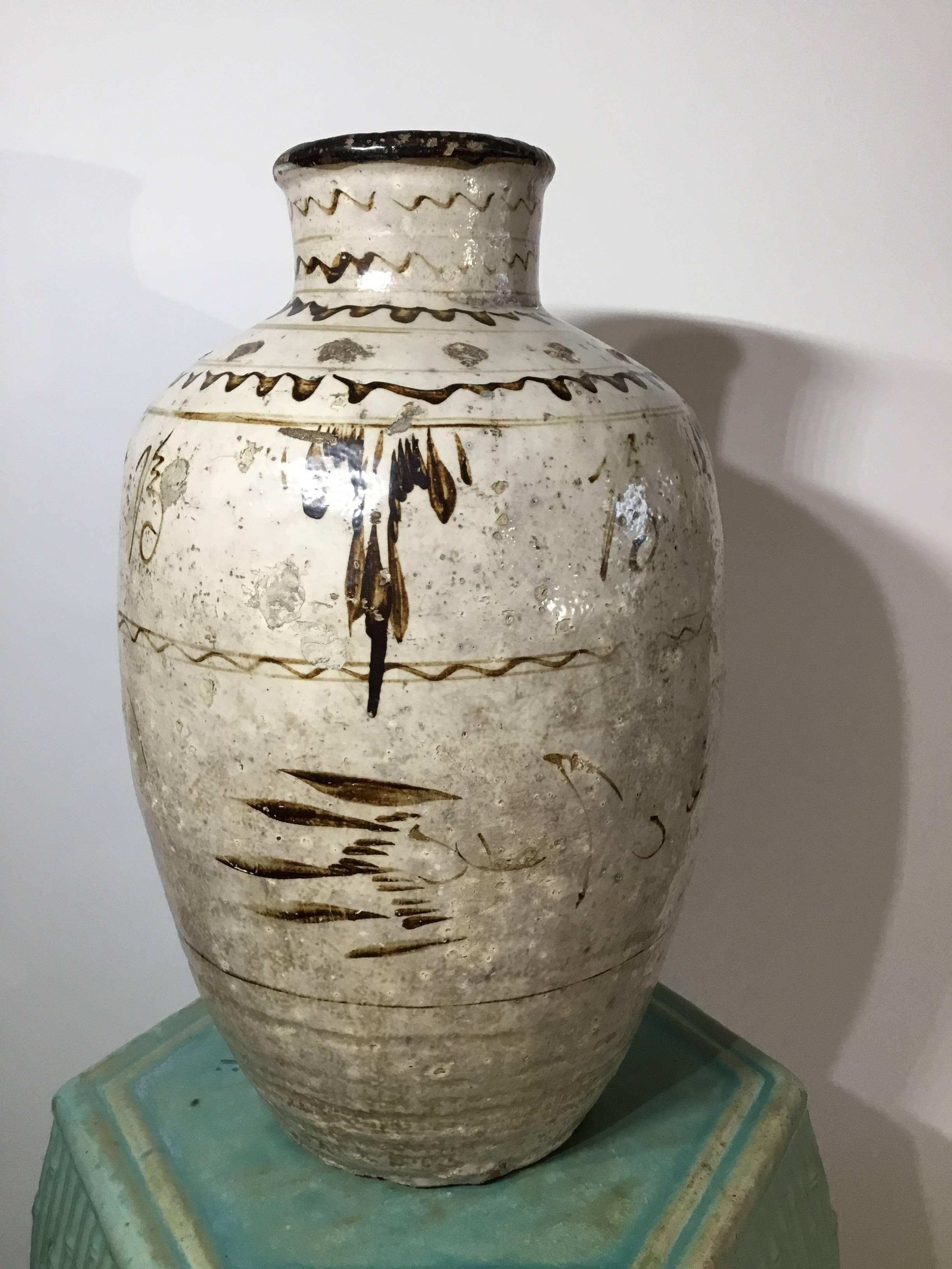 Antique Cizhou Stoneware Vessel Ming Dynasty  3